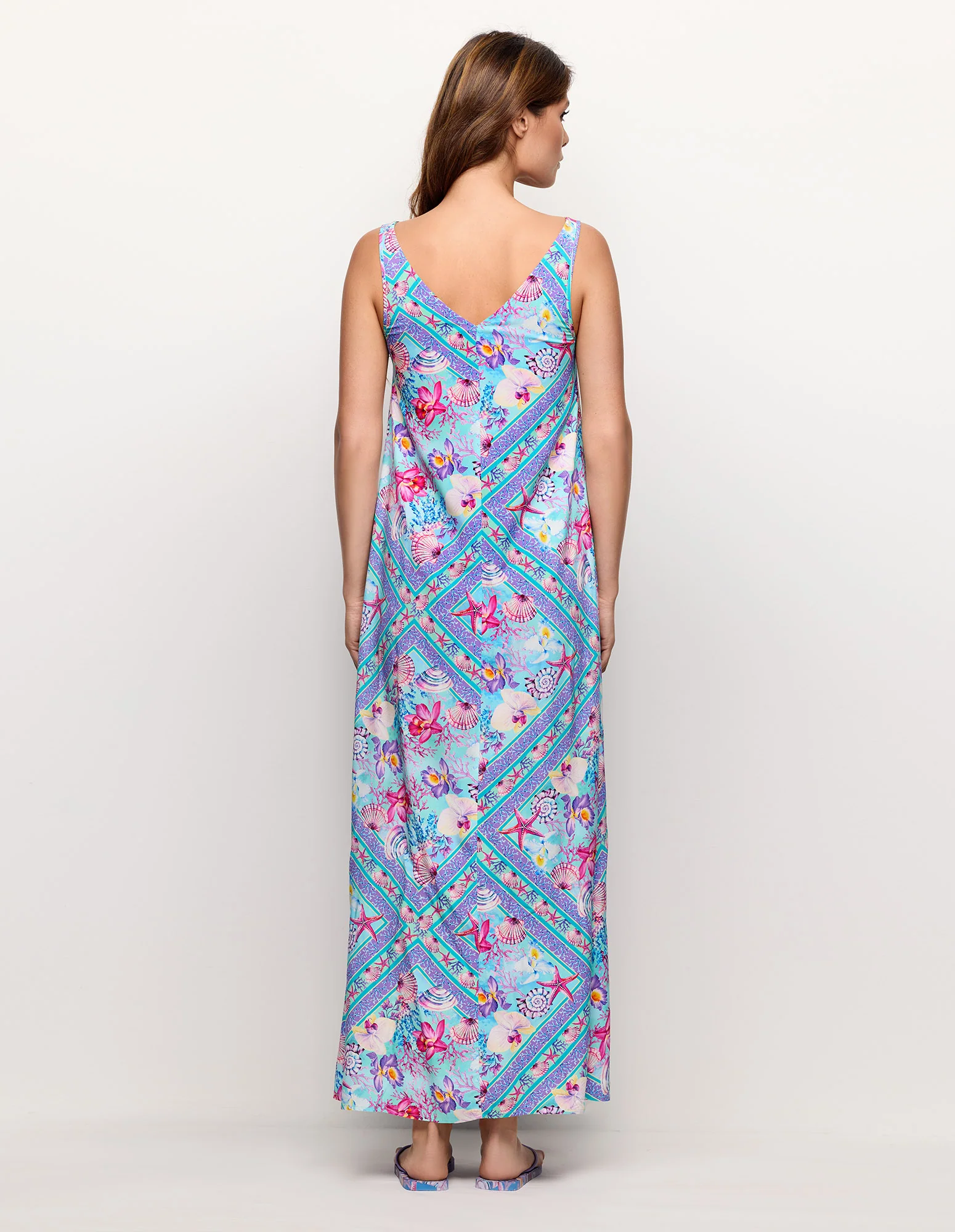 Abito lungo da donna con cintura in vita Mermaid - Image 3