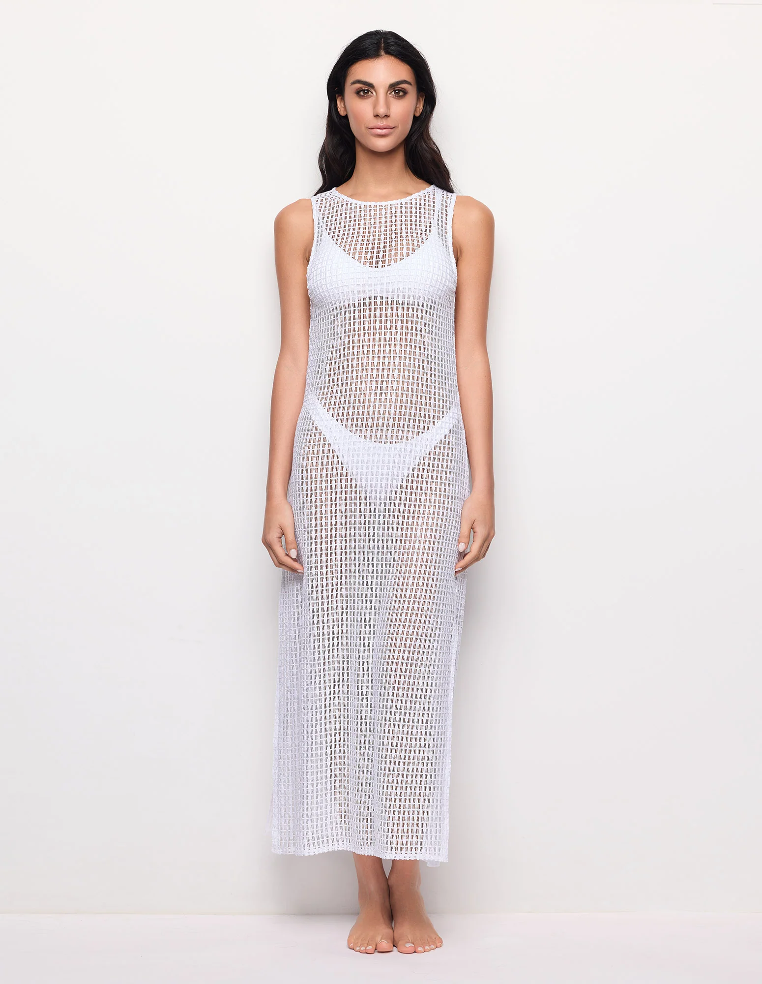 Abito lungo da donna traforato Summer Glam - Image 2