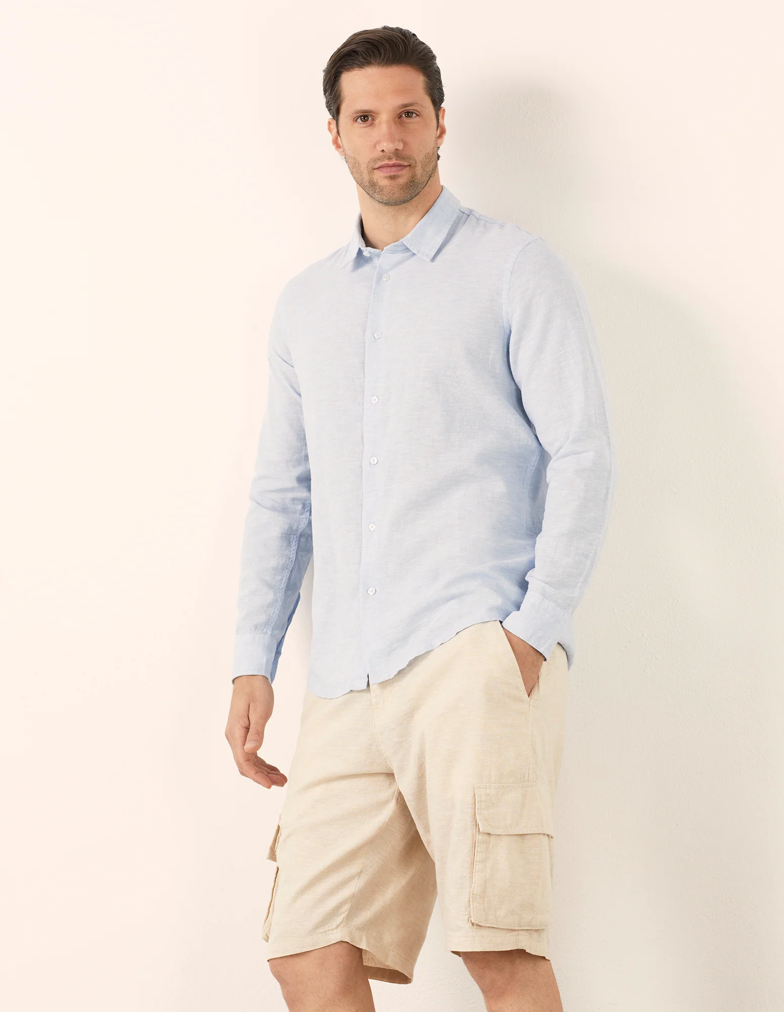 Bermuda modello cargo Cotton Linen - Image 11