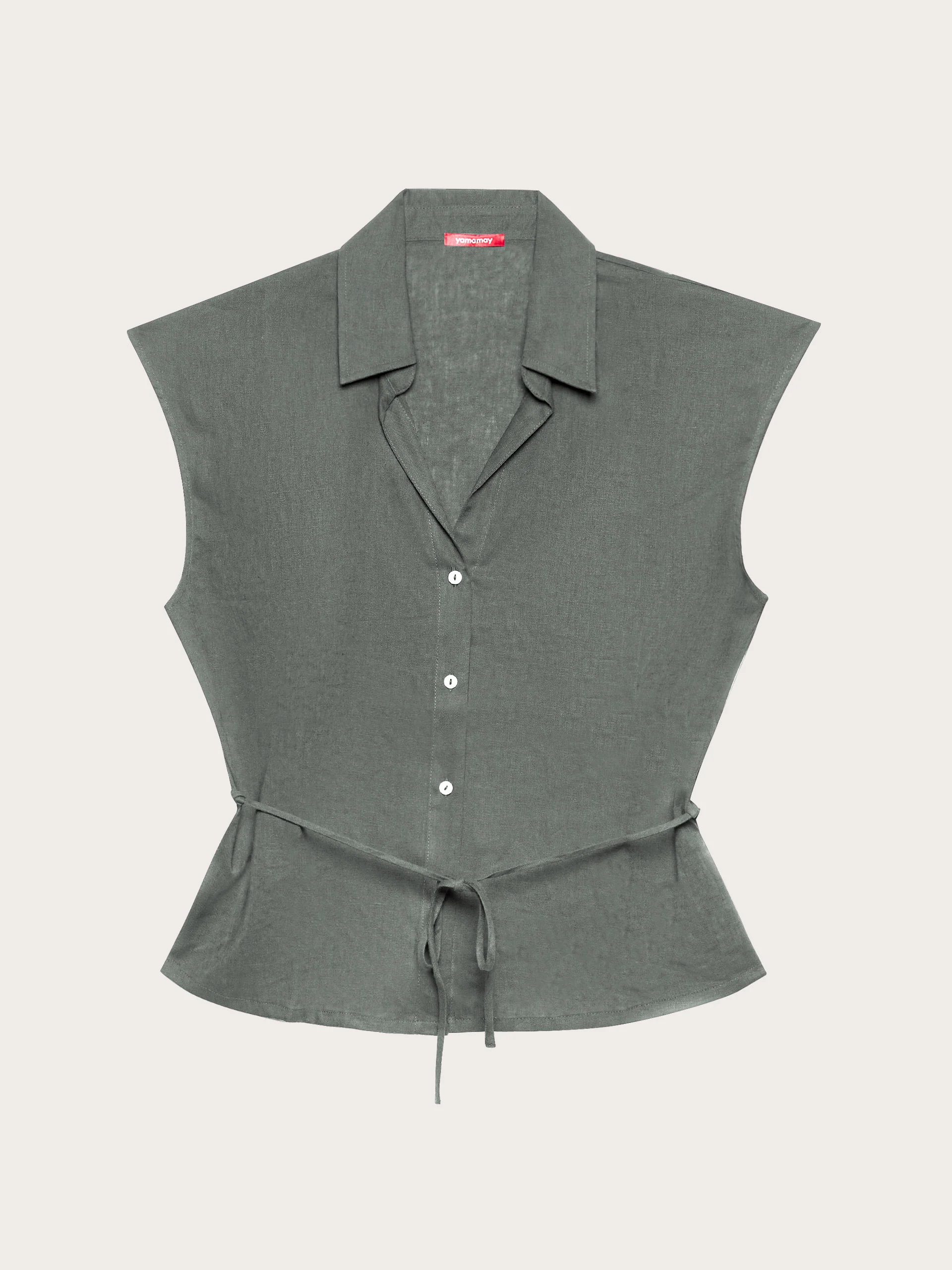 Blusa in Lino e Viscosa - Image 10