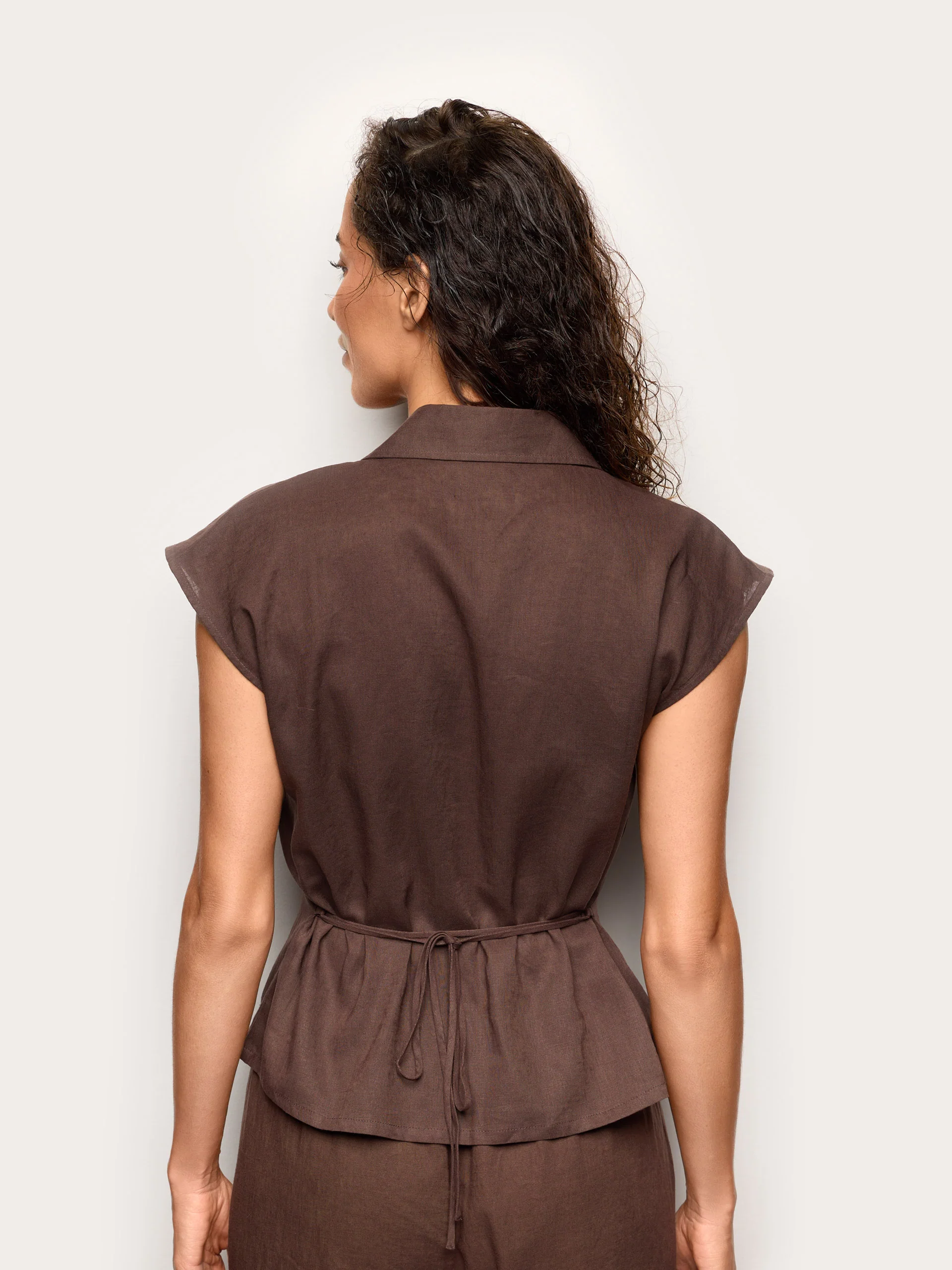 Blusa in Lino e Viscosa - Image 14