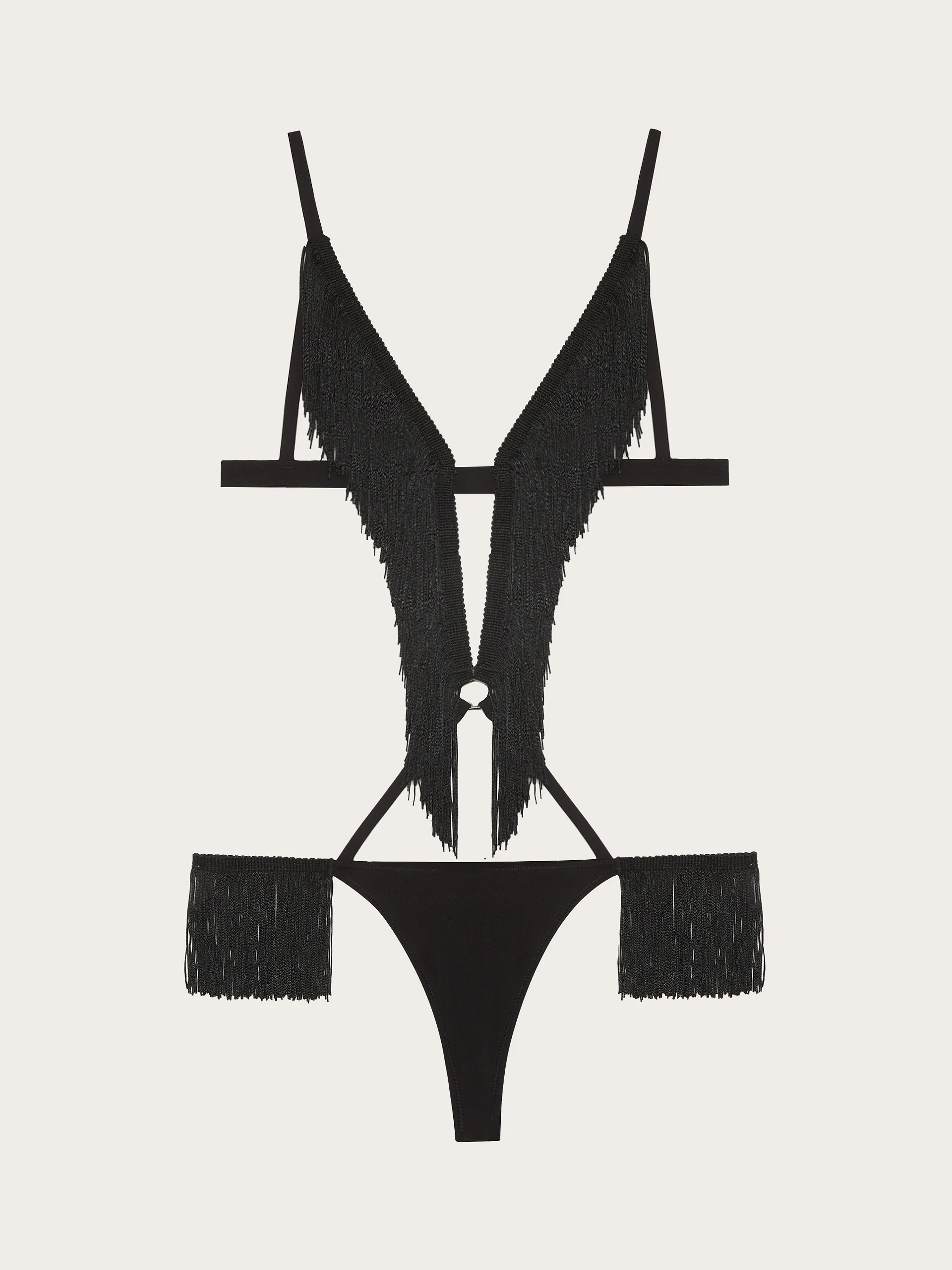 Body senza ferretto con frange - Privè Dana - Image 5