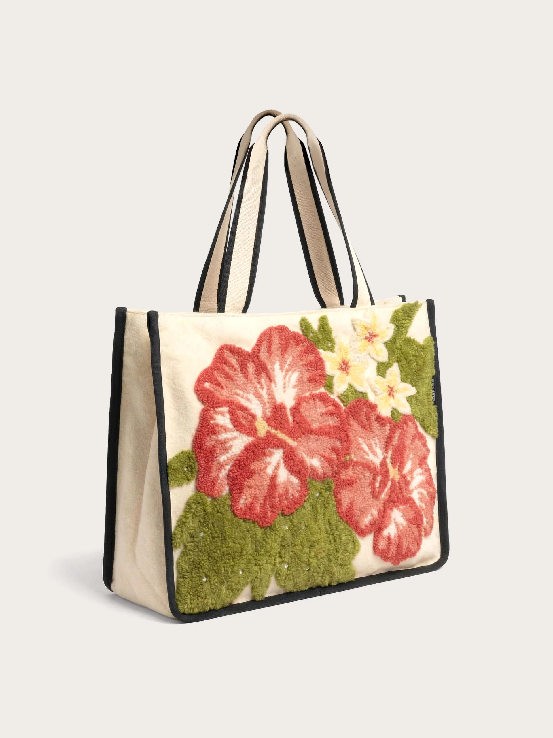 Borsa in canvas 31x42 cm - Tahiti - Image 3