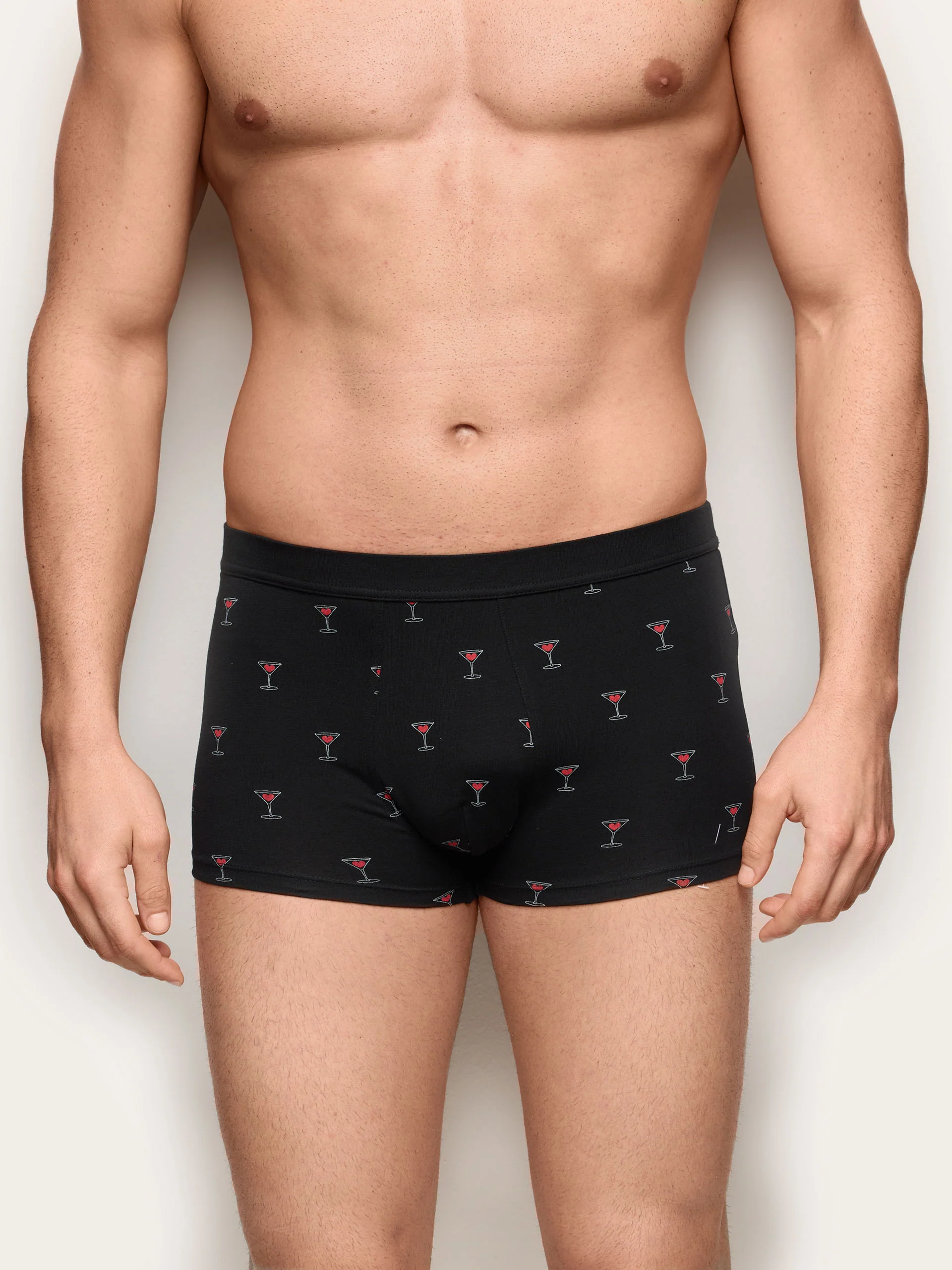 Boxer in jersey di cotone stampa Cocktail - That 's Amore - Image 2