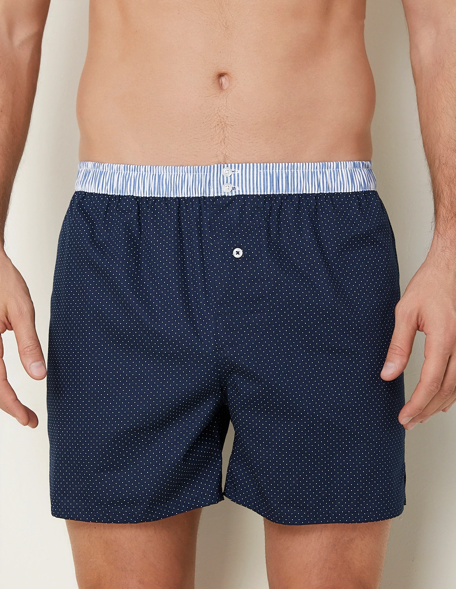 Boxer stampa puntinata in tela di cotone Daily - Image 3