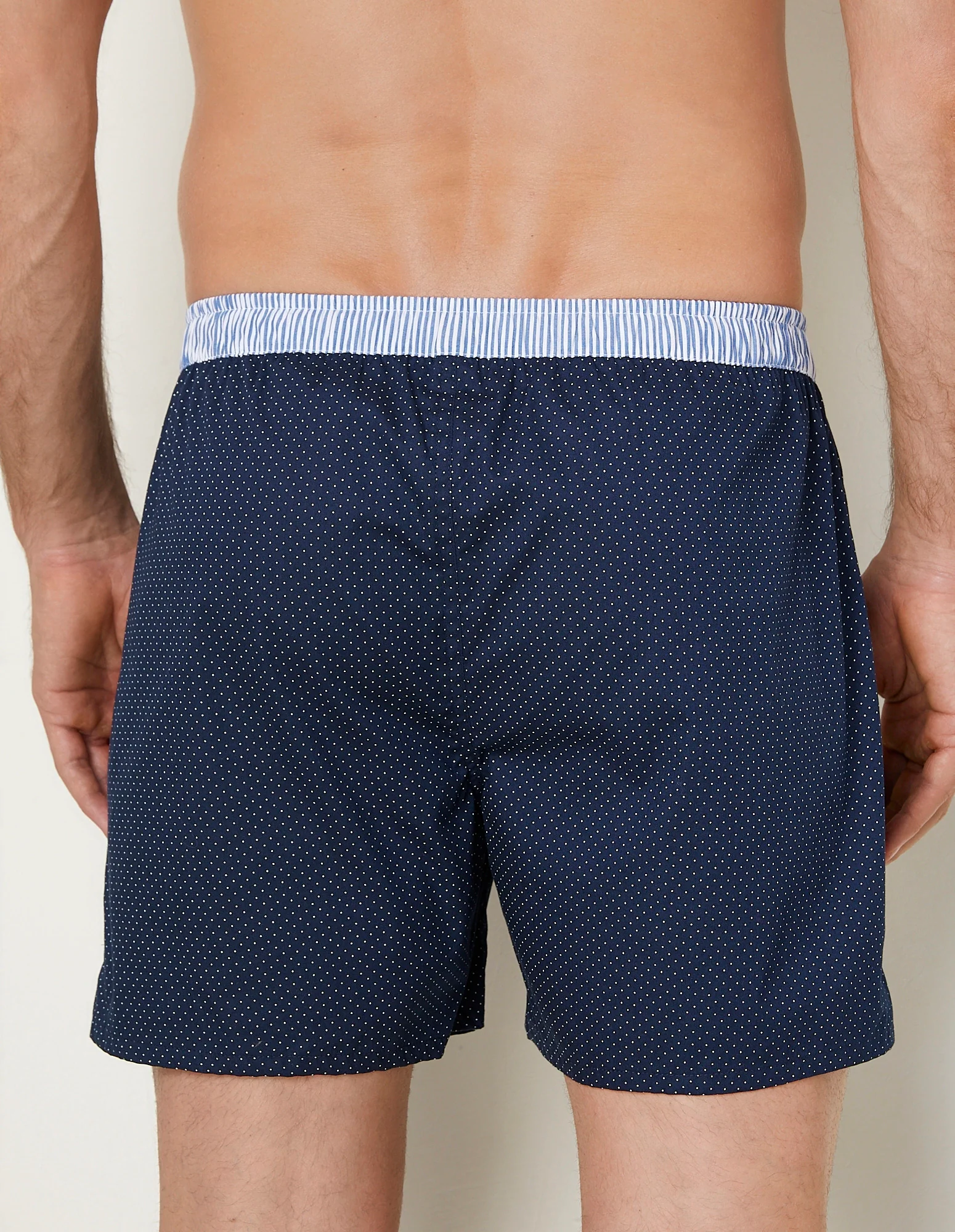 Boxer stampa puntinata in tela di cotone Daily - Image 4