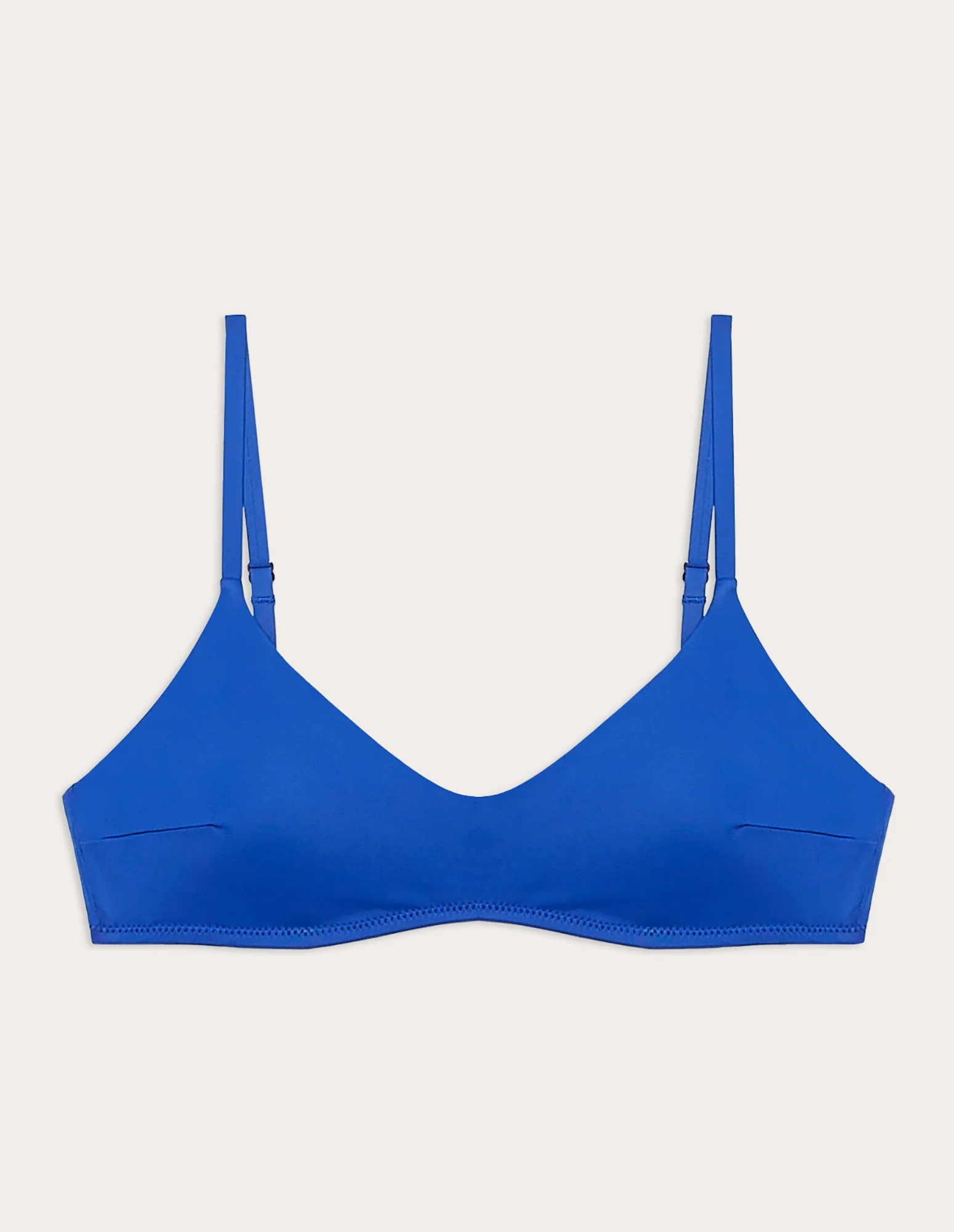 Bralette del costume con coppe estraibili in Fish Tale Essentials - Image 4