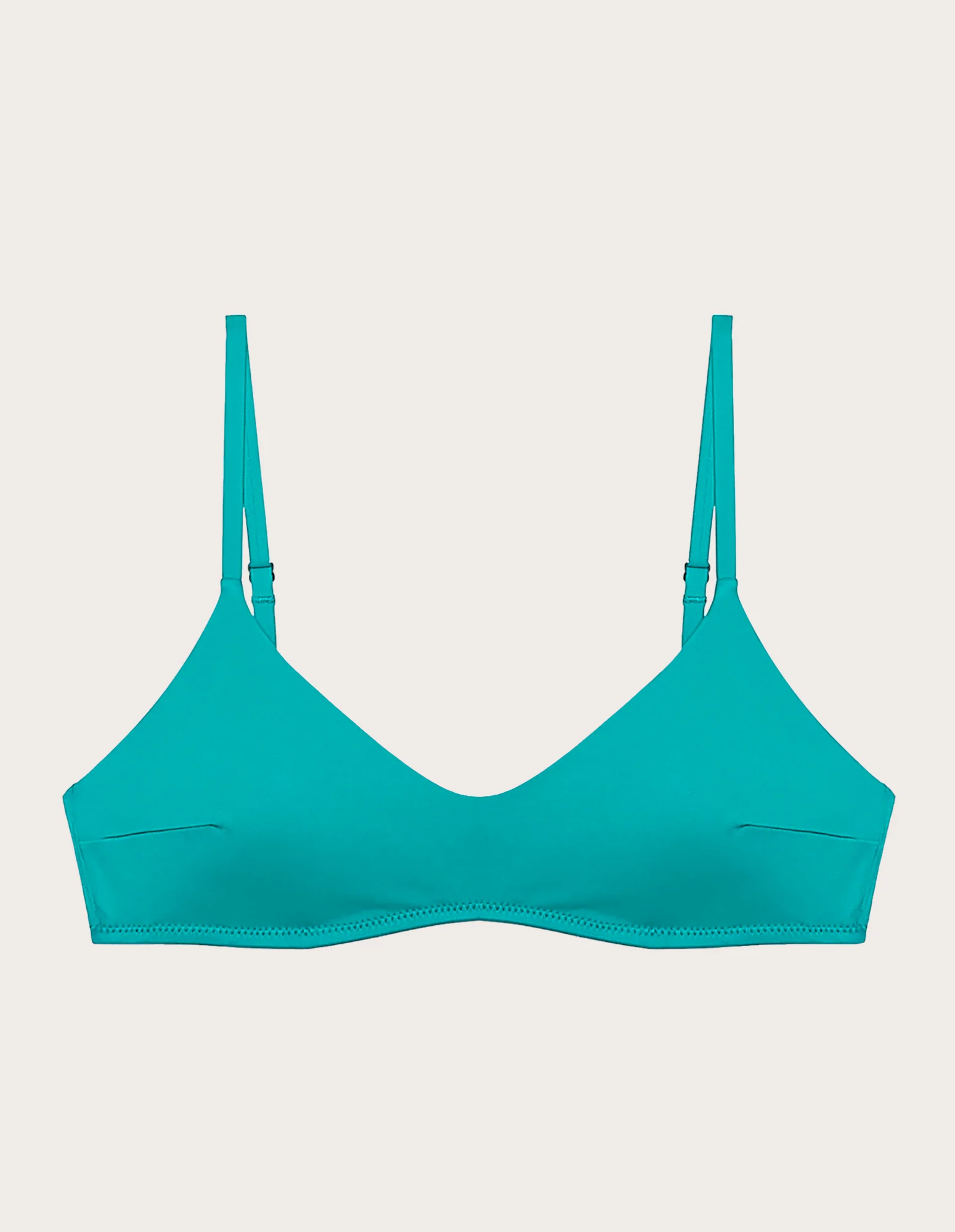 Bralette del costume con coppe estraibili in Fish Tale Essentials - Image 7