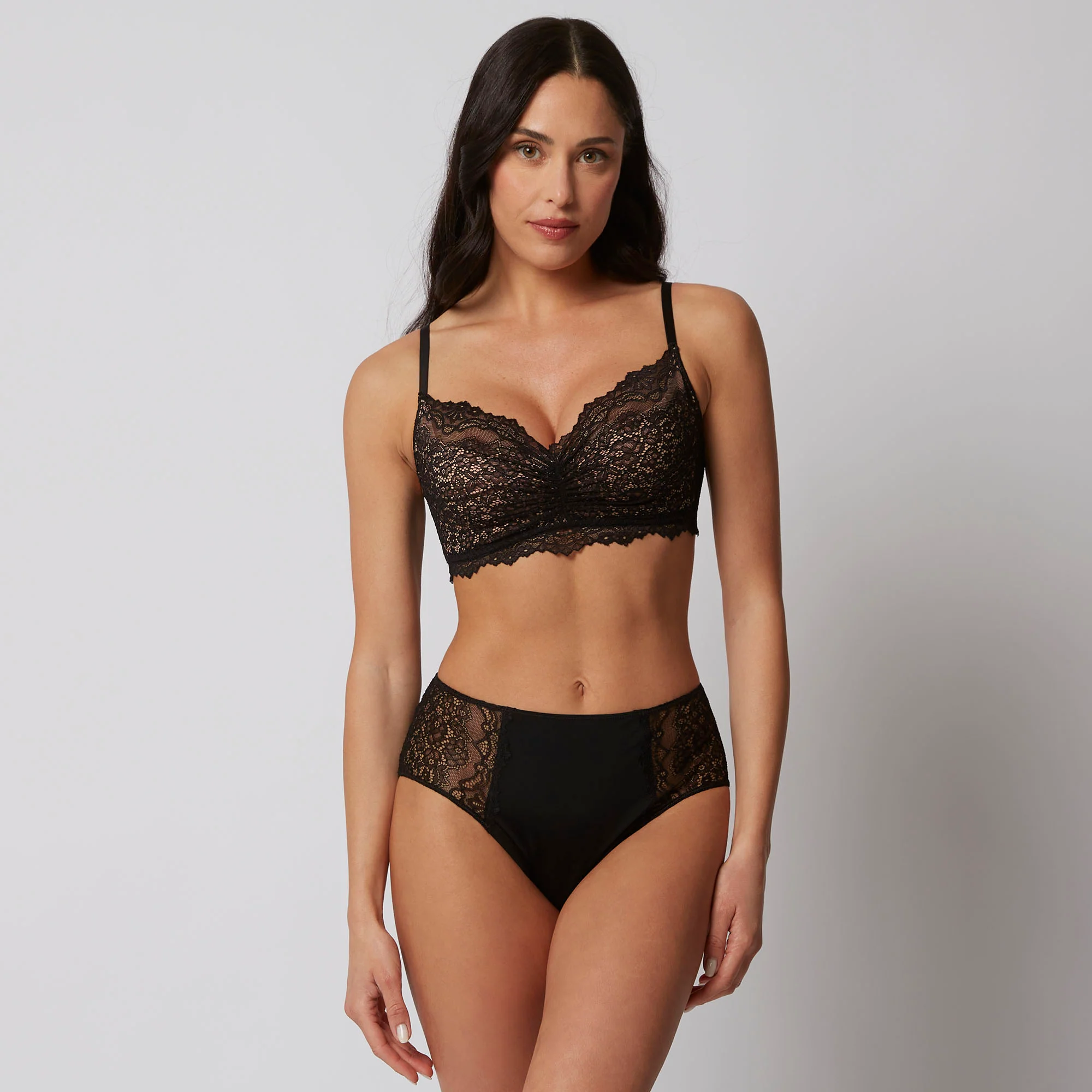 Bralette senza ferretto coppe differenziate - Orchidea - Image 2