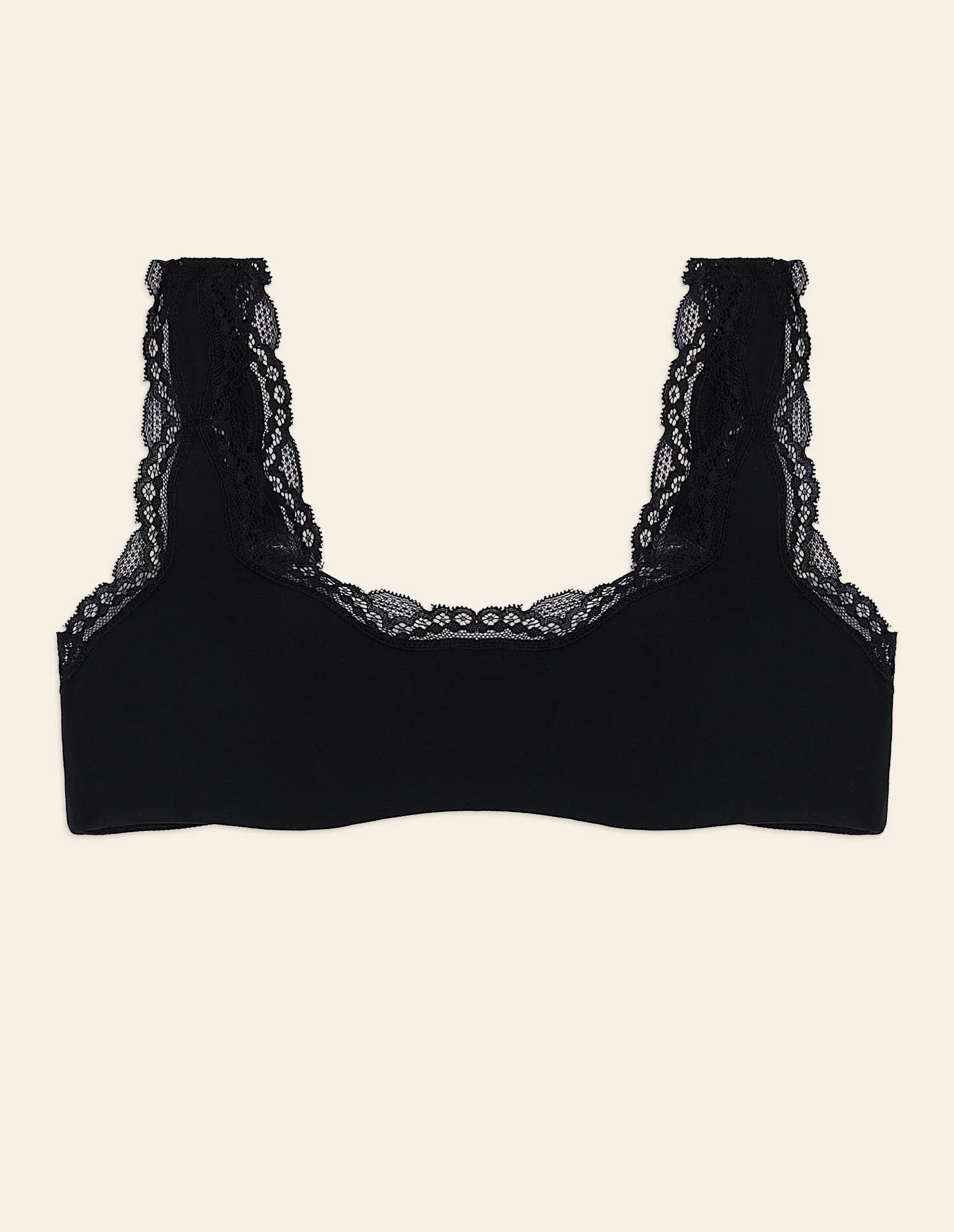 Bralette sfoderata con ferretto flessibile TENCEL™ Modal con seta - Image 4