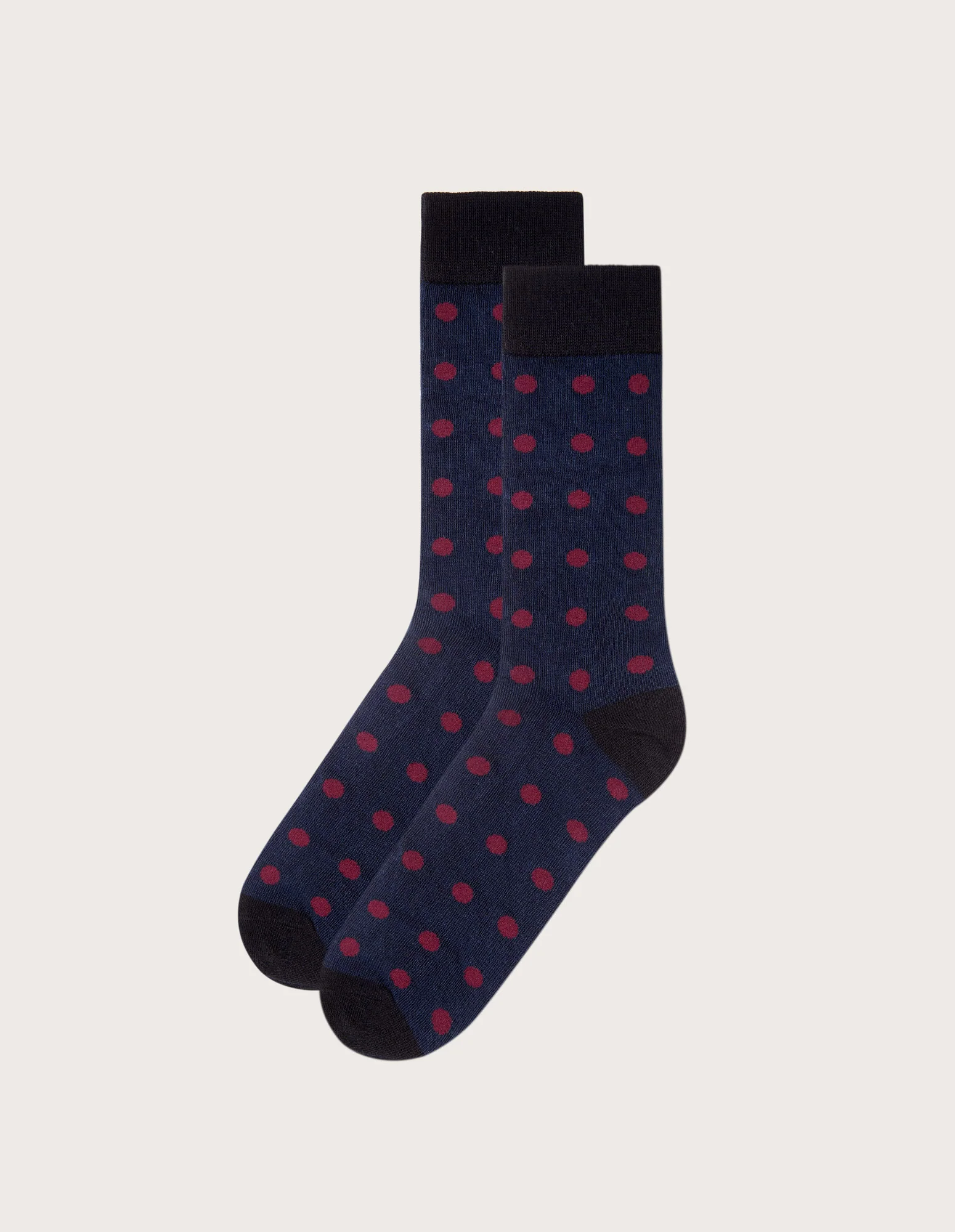 Calze corte da uomo grigie con pois colorati Funny