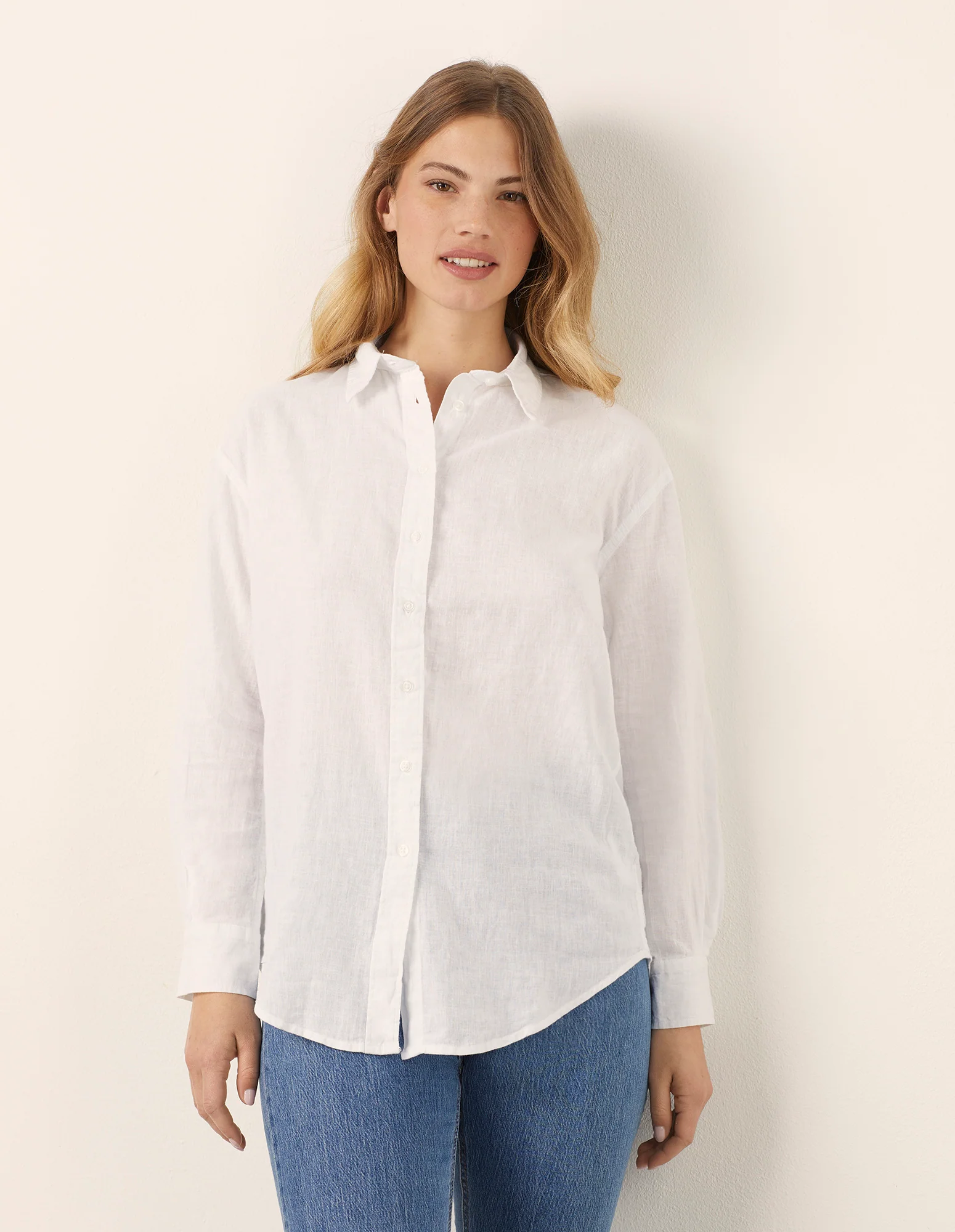Camicia da donna a maniche lunghe Cotton Linen