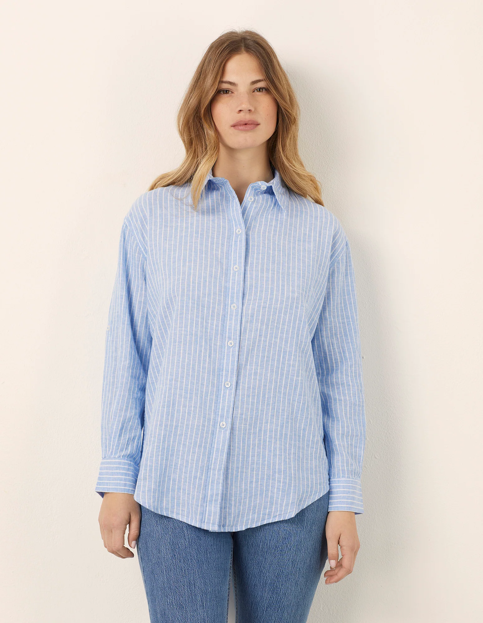 Camicia da donna a maniche lunghe Cotton Linen - Image 20