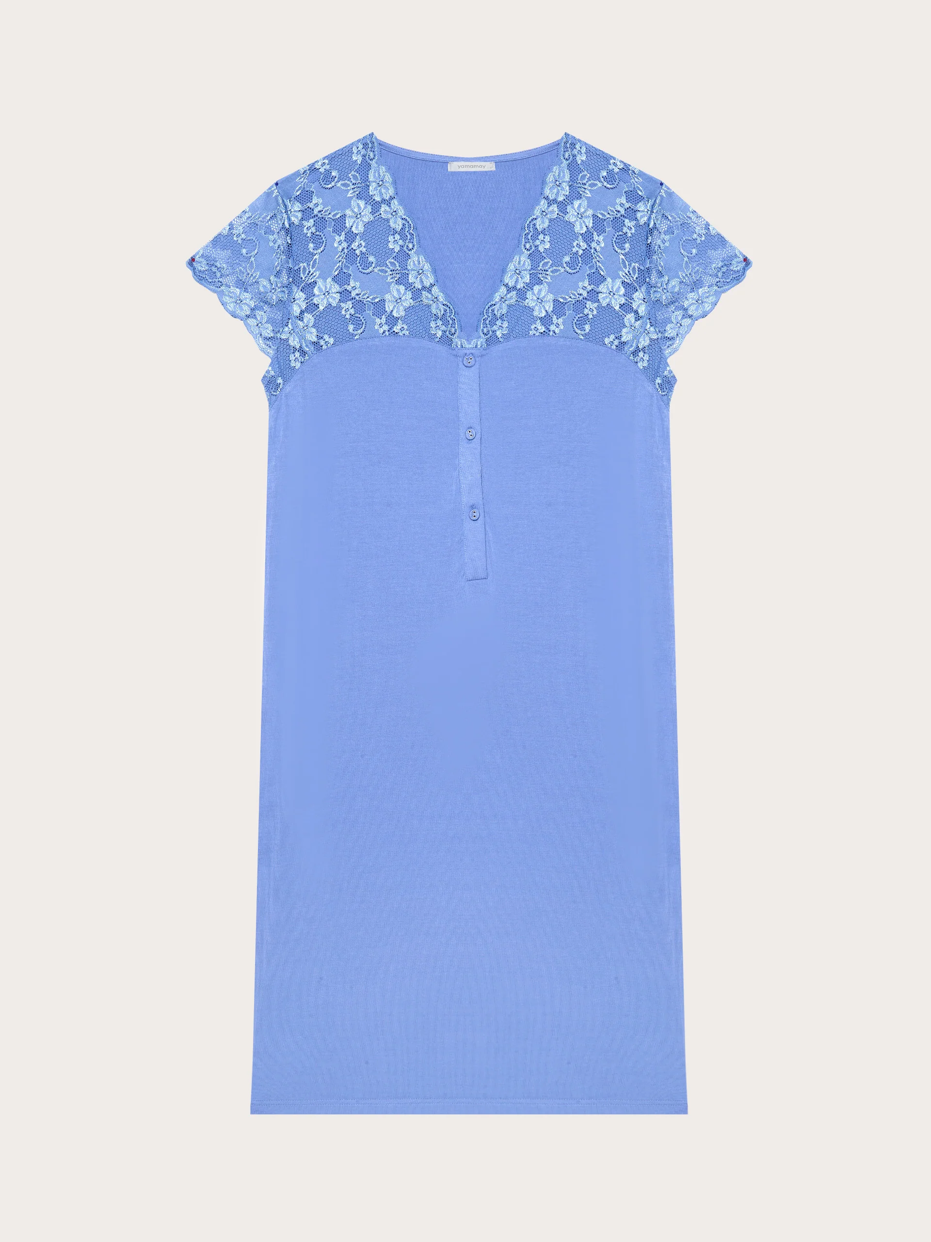 Camicia da notte manica corta - Primula Color - Image 5