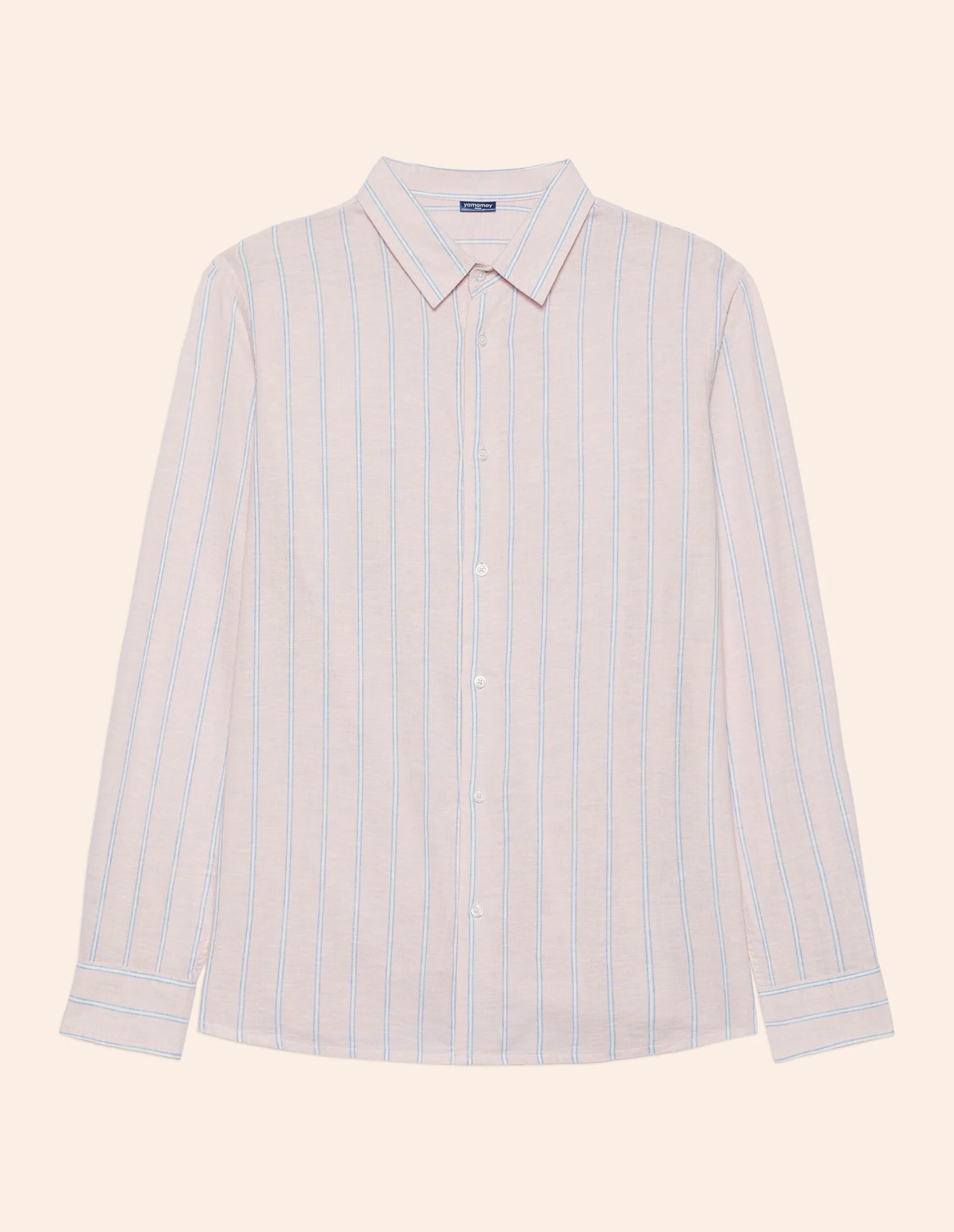 Camicia da uomo con colletto classico Cotton Linen - Image 25