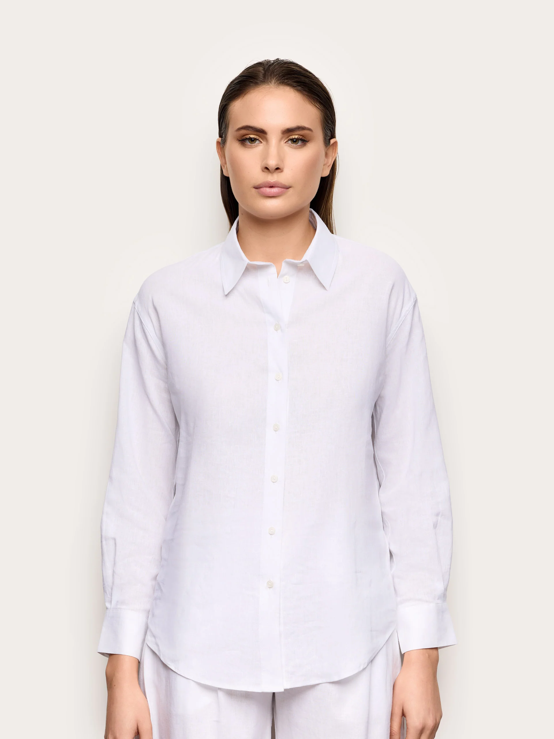 Camicia manica lunga in Lino e Viscosa - Image 7