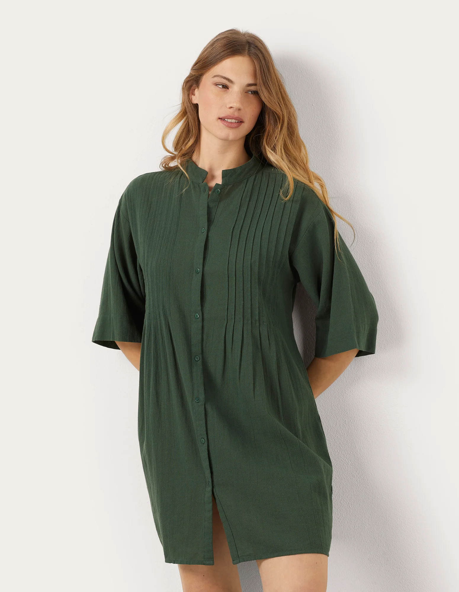 Camicione in cotone con pence Summer Glam - Image 7