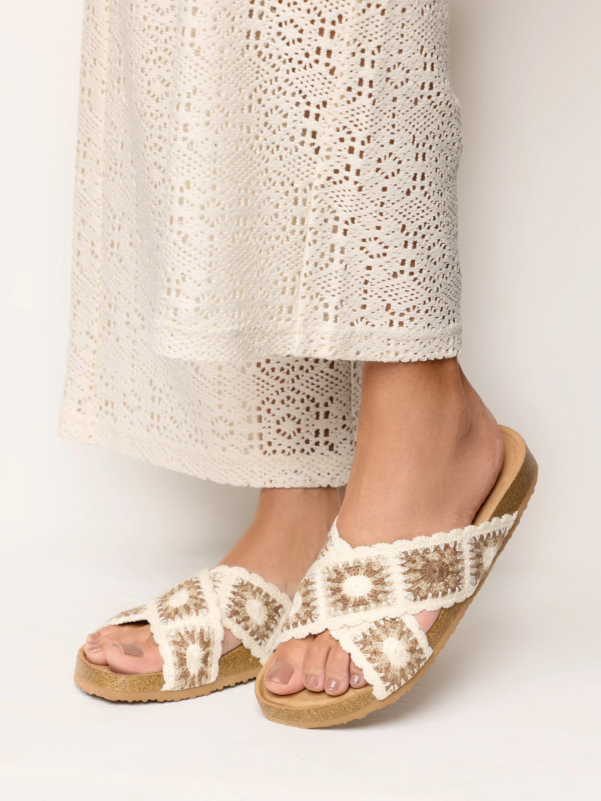 Ciabattine effetto crochet - Summer Glam