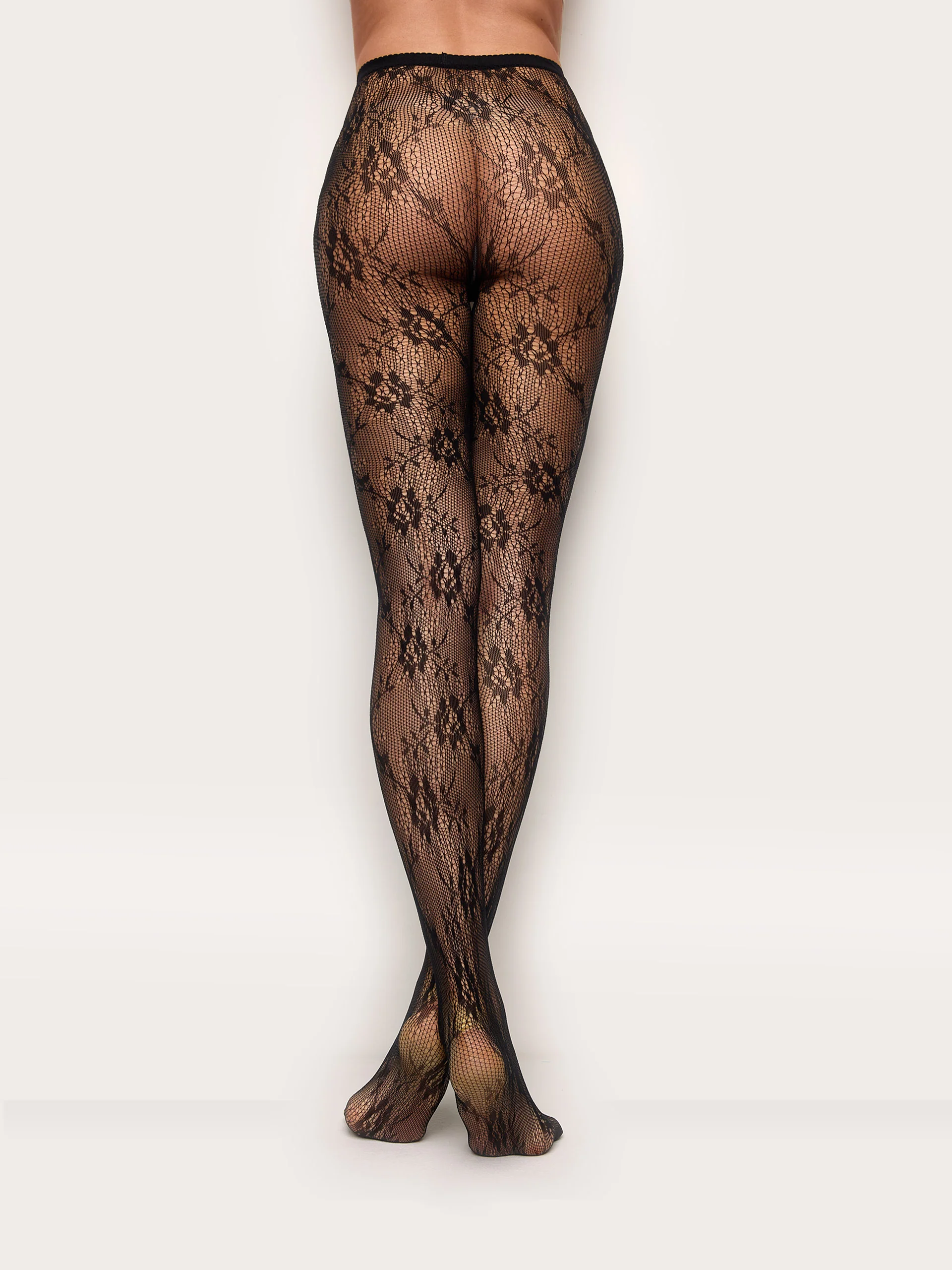 Collant in pizzo floreale  - Must Have - Image 2