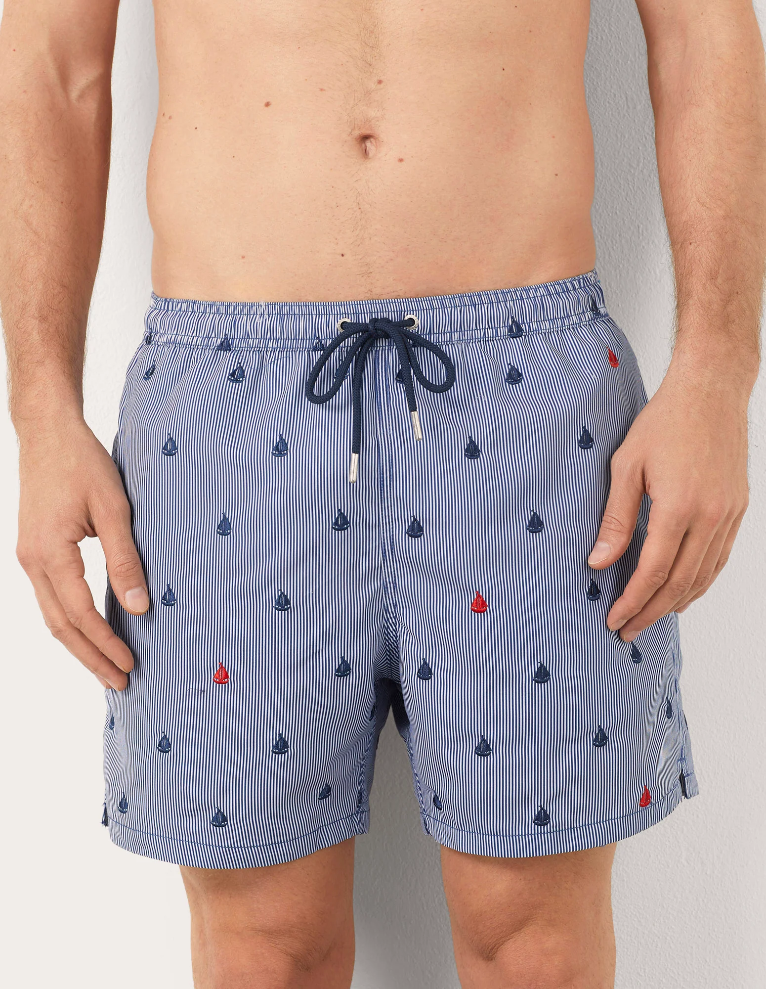 Costume boxer da uomo con barche Marina I - Image 2