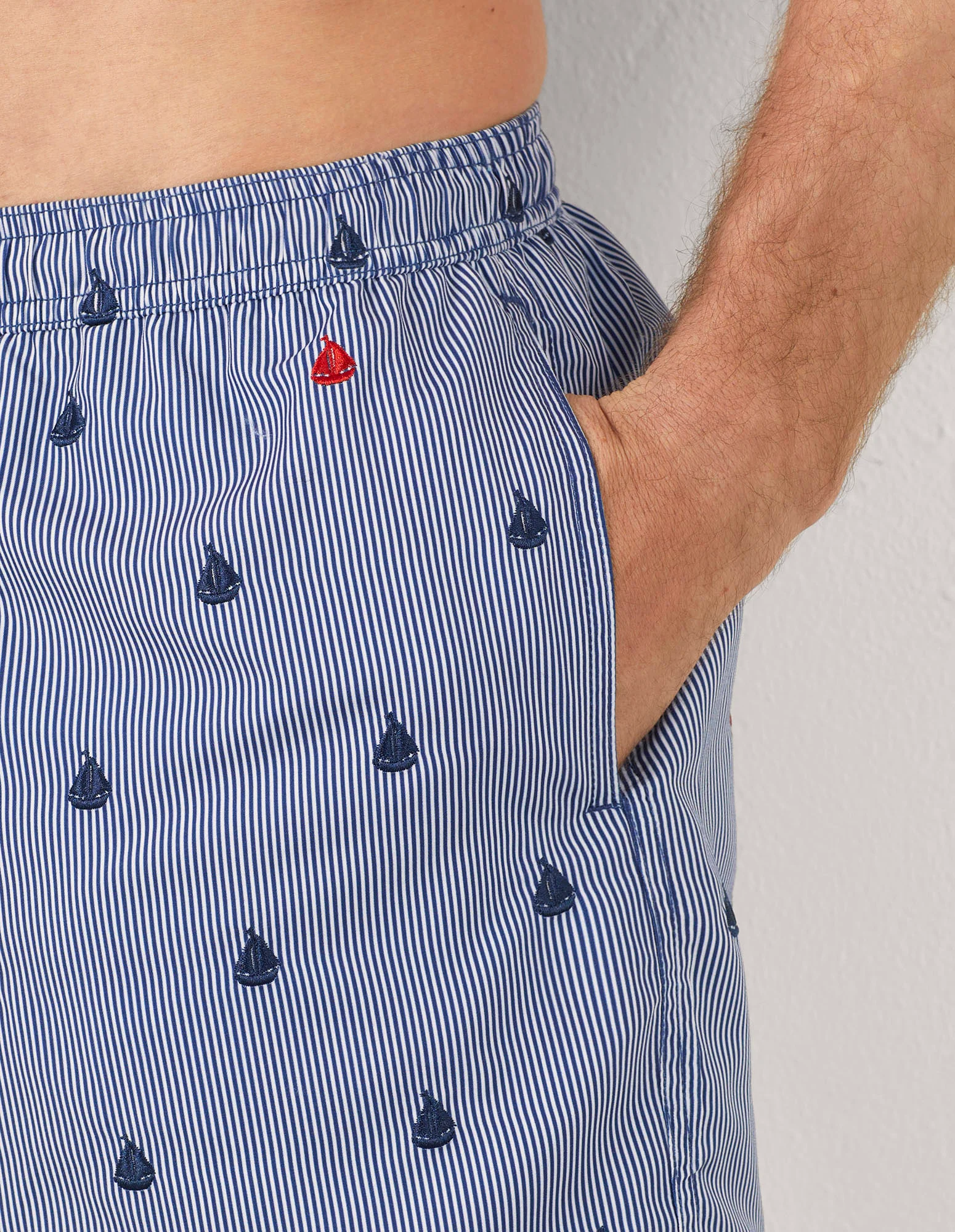 Costume boxer da uomo con barche Marina I - Image 3