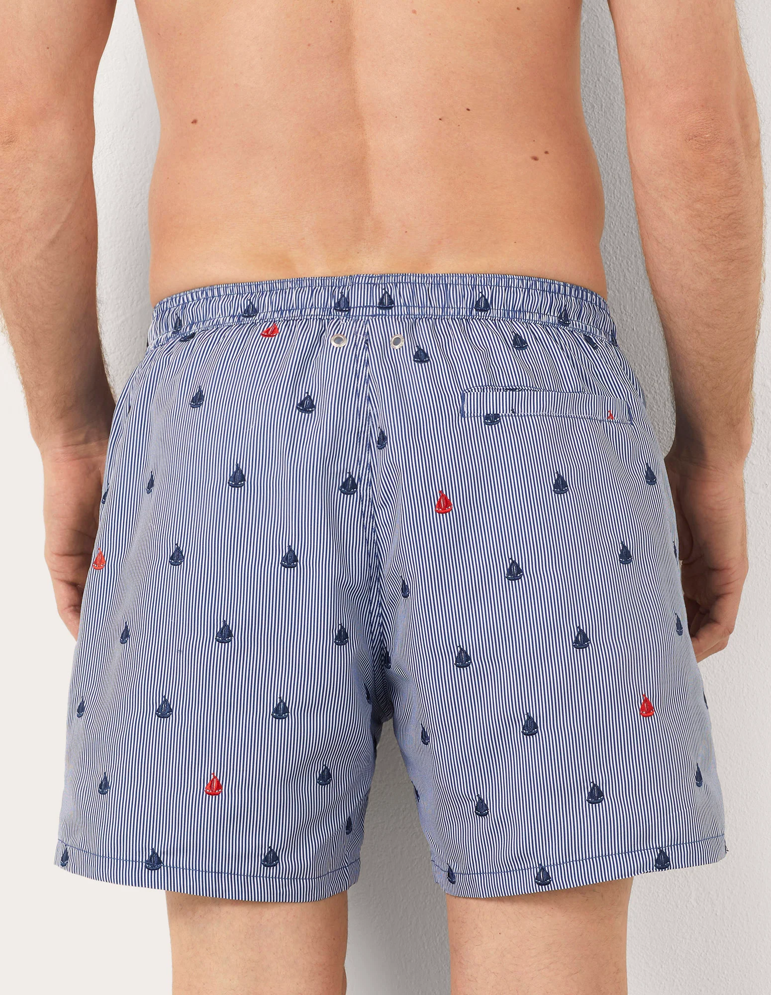 Costume boxer da uomo con barche Marina I - Image 4