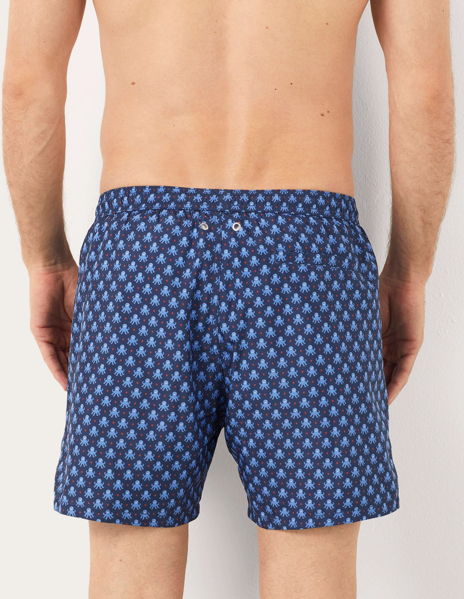 Costume boxer da uomo con stampa polipi Marina - Image 3