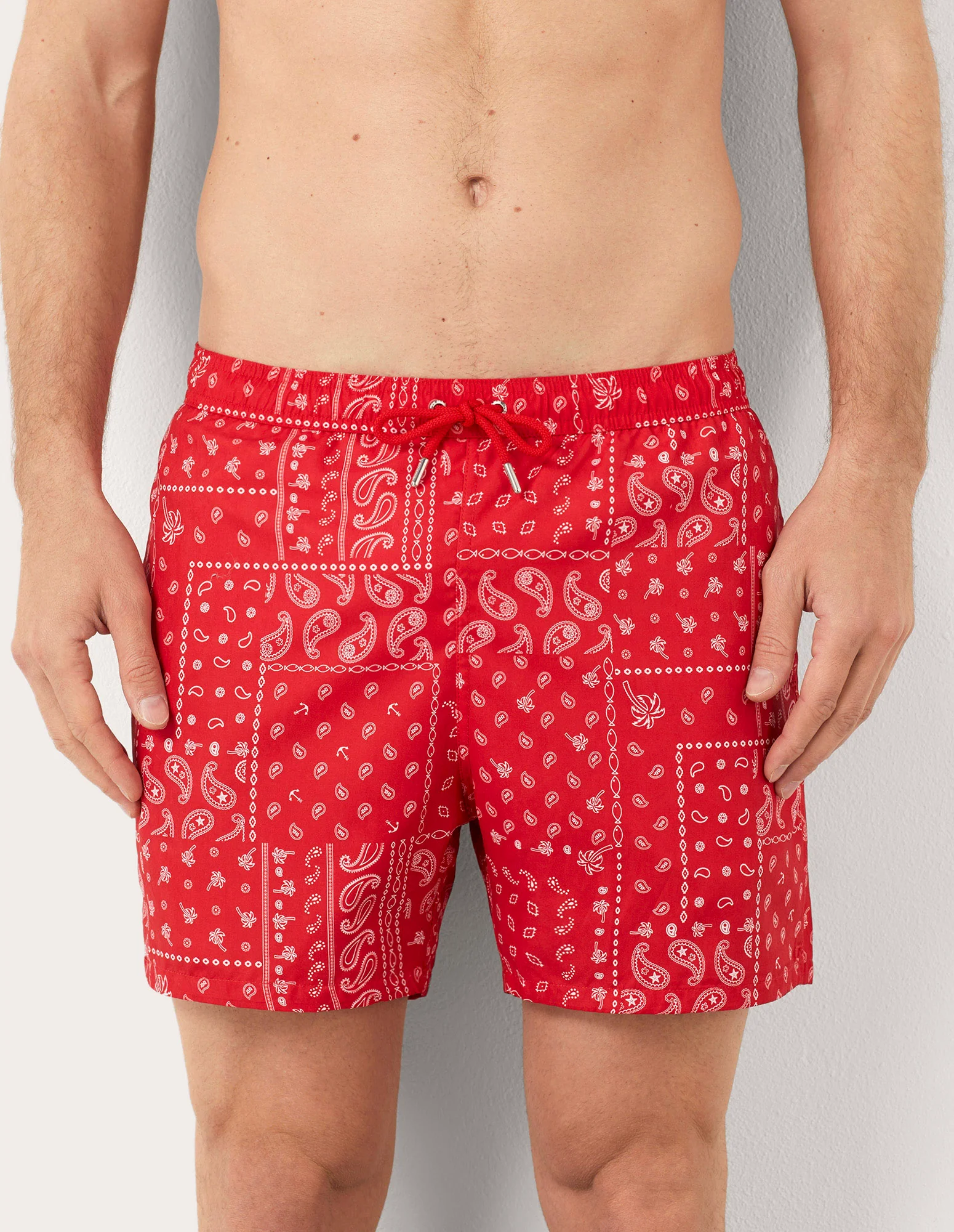 Costume boxer da uomo effetto cashmere Marina - Image 8