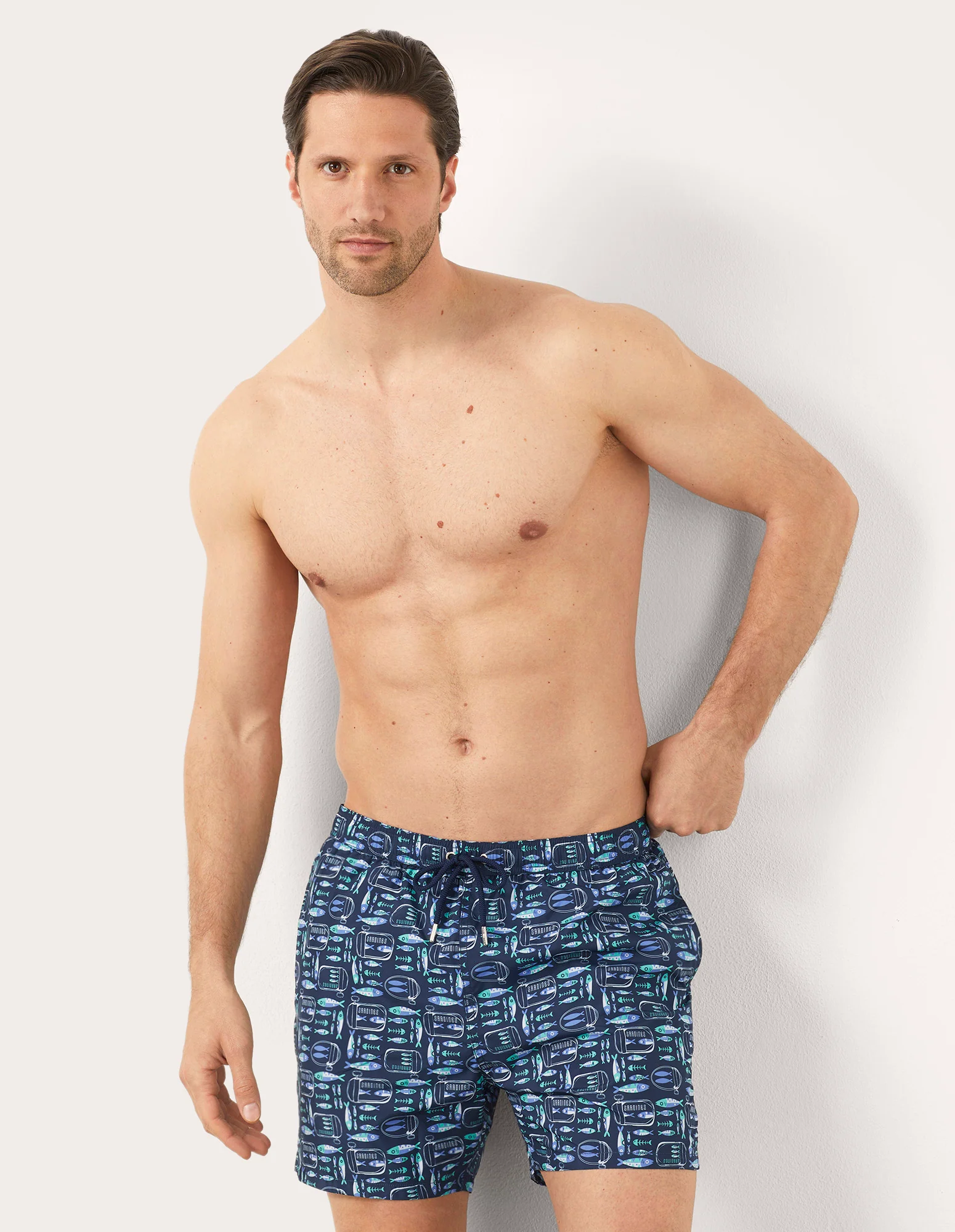 Costume boxer media lunghezza pesci Coral Reef - Image 5