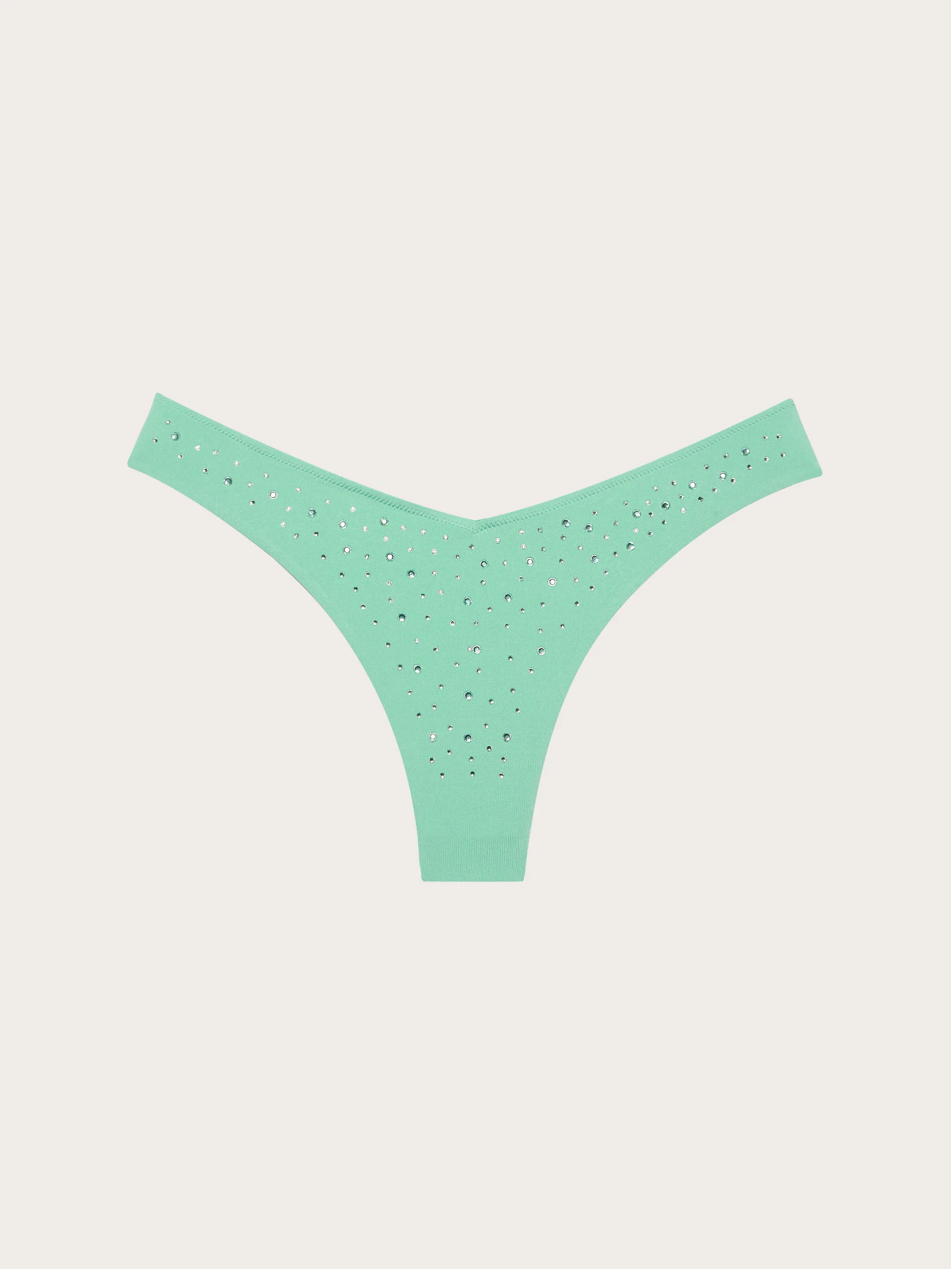 Costume brasiliana con strass - Jade - Image 12