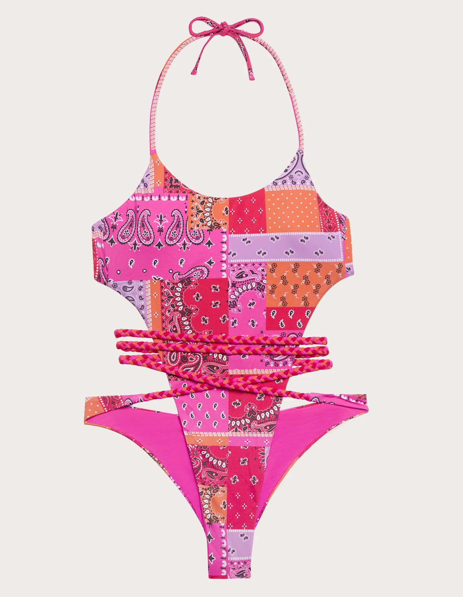 Costume intero con fasce intrecciate Bandana - Image 5