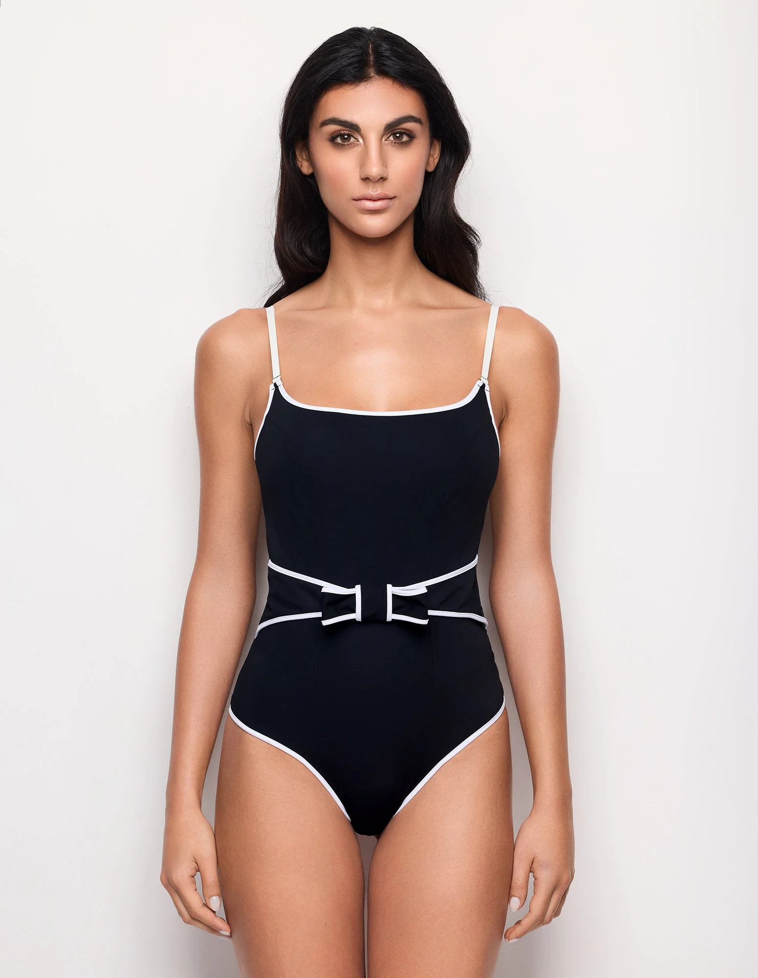 Costume intero modellante con fiocco Sculpt Color - Image 2