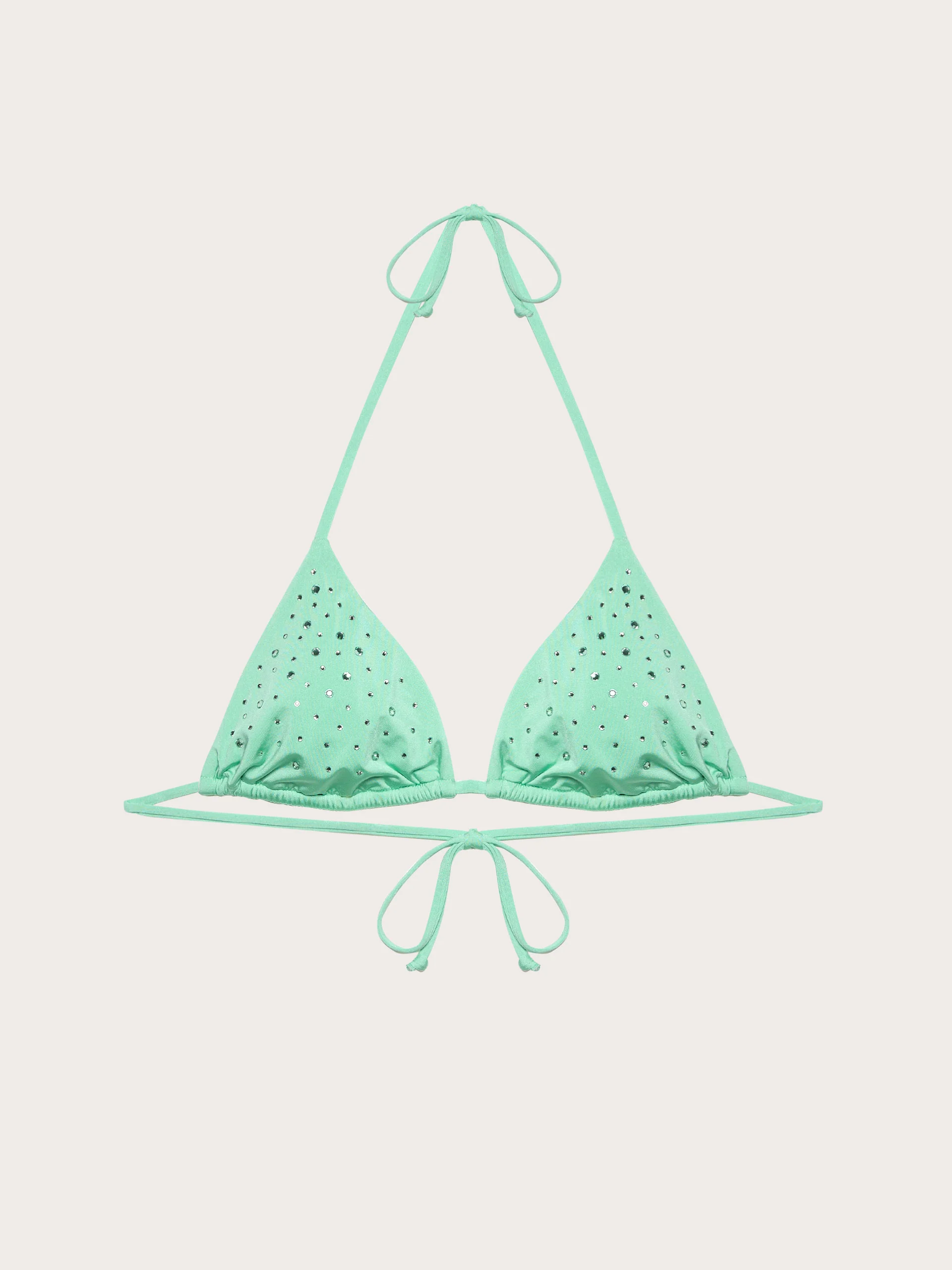 Costume triangolo coppe estraibili con strass - Jade - Image 10