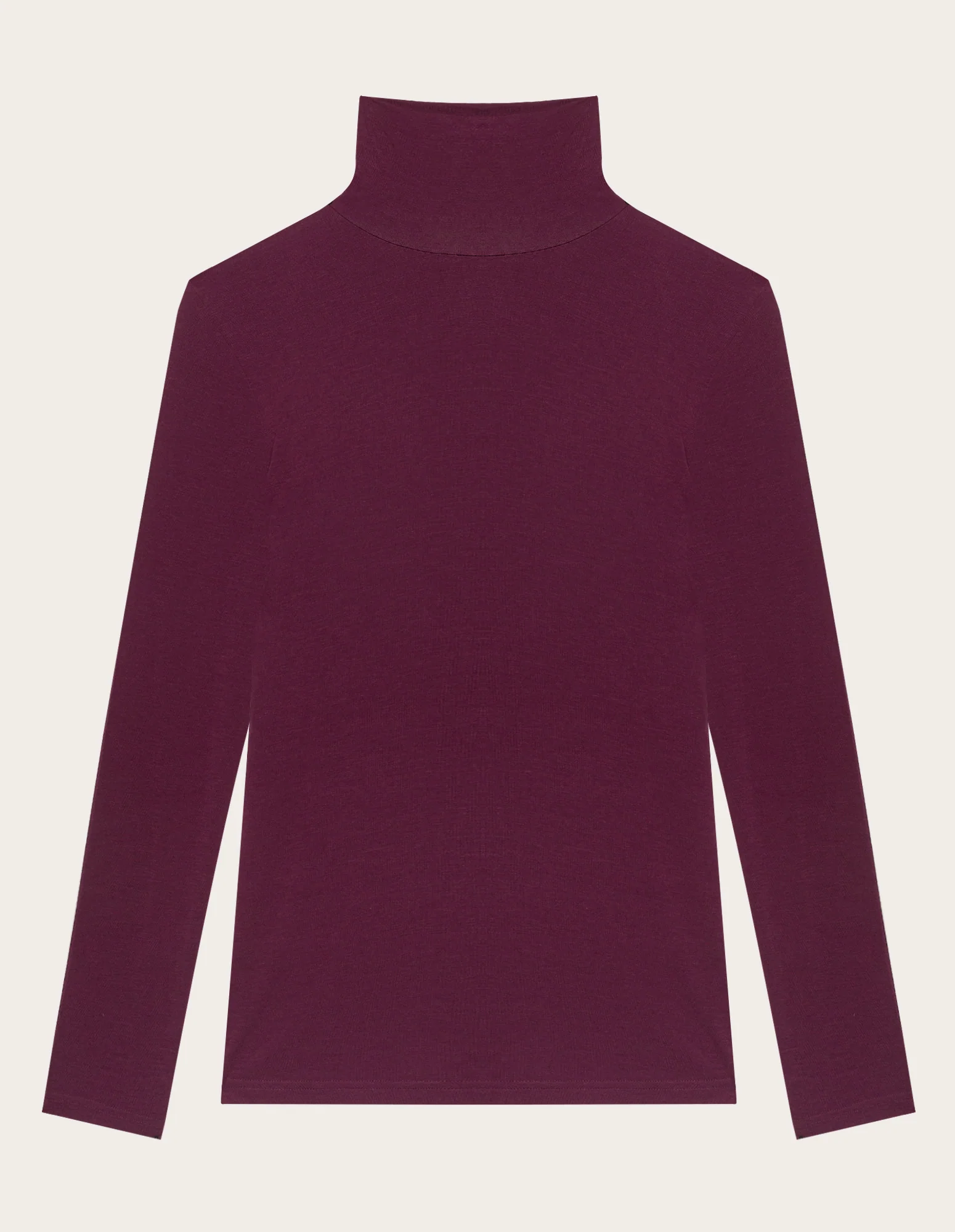 Maglia collo alto Basic in TENCEL™ Modal con Cashmere - Image 8