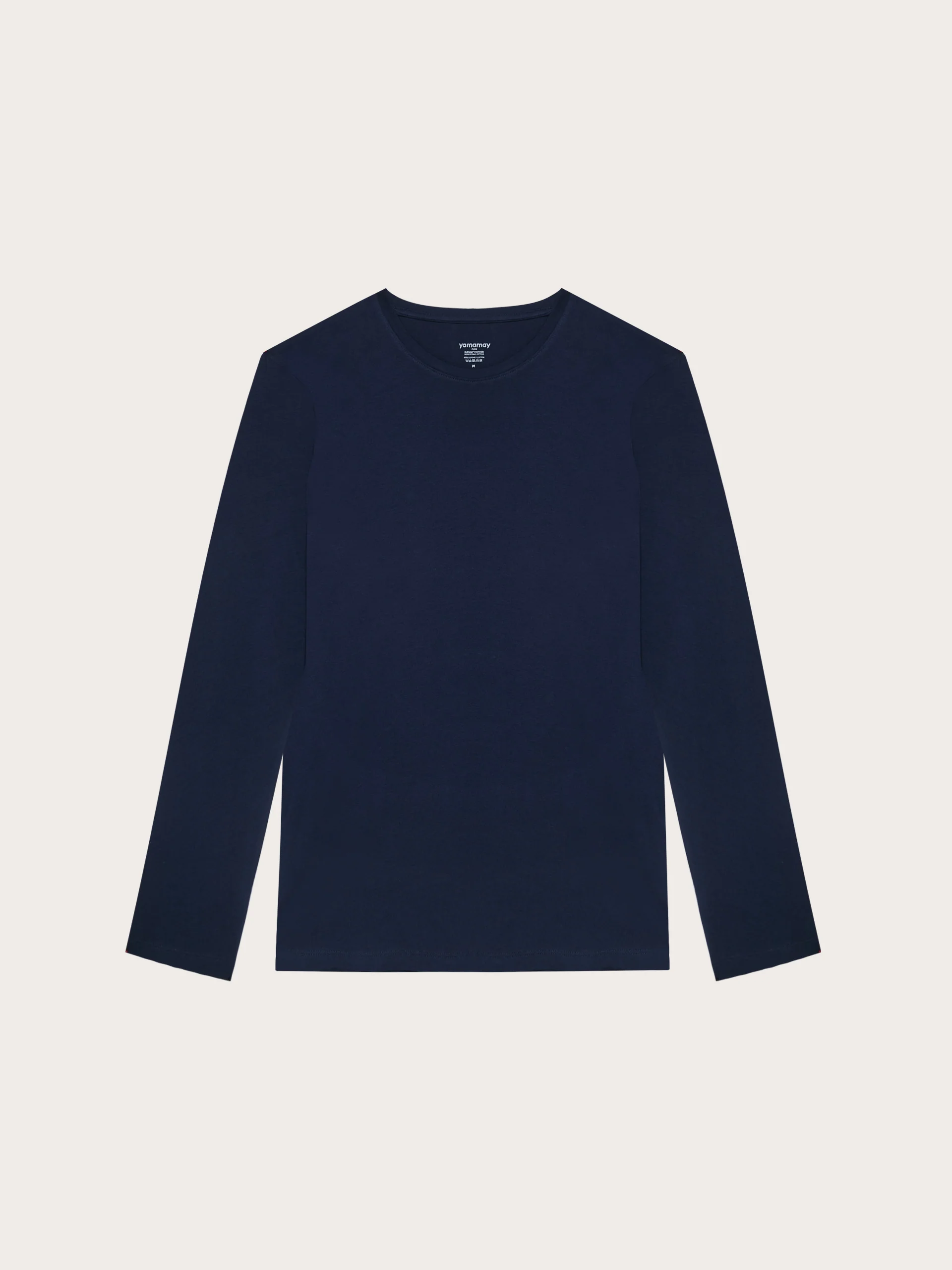 Maglia girocollo a manica lunga uomo in cotone Supima Luxury - Image 15