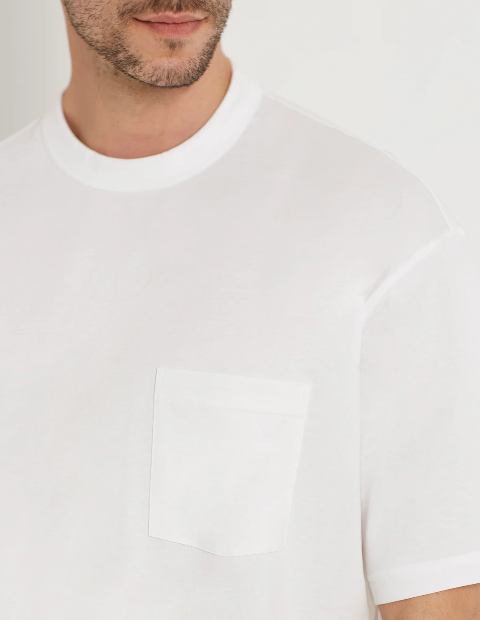 Maglia girocollo a maniche corte in cotone Easy Living - Image 22