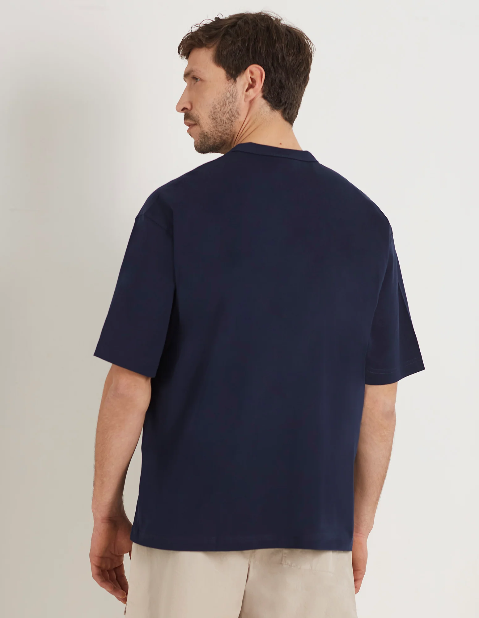 Maglia girocollo a maniche corte in cotone Easy Living - Image 26