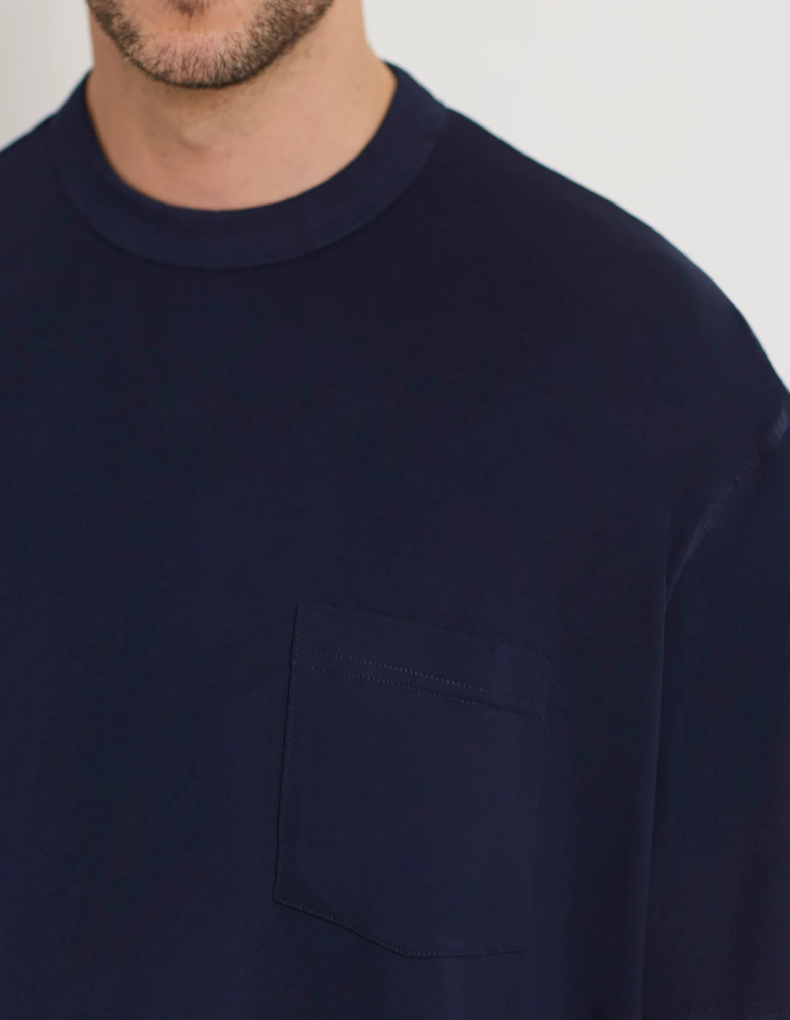 Maglia girocollo a maniche corte in cotone Easy Living - Image 27