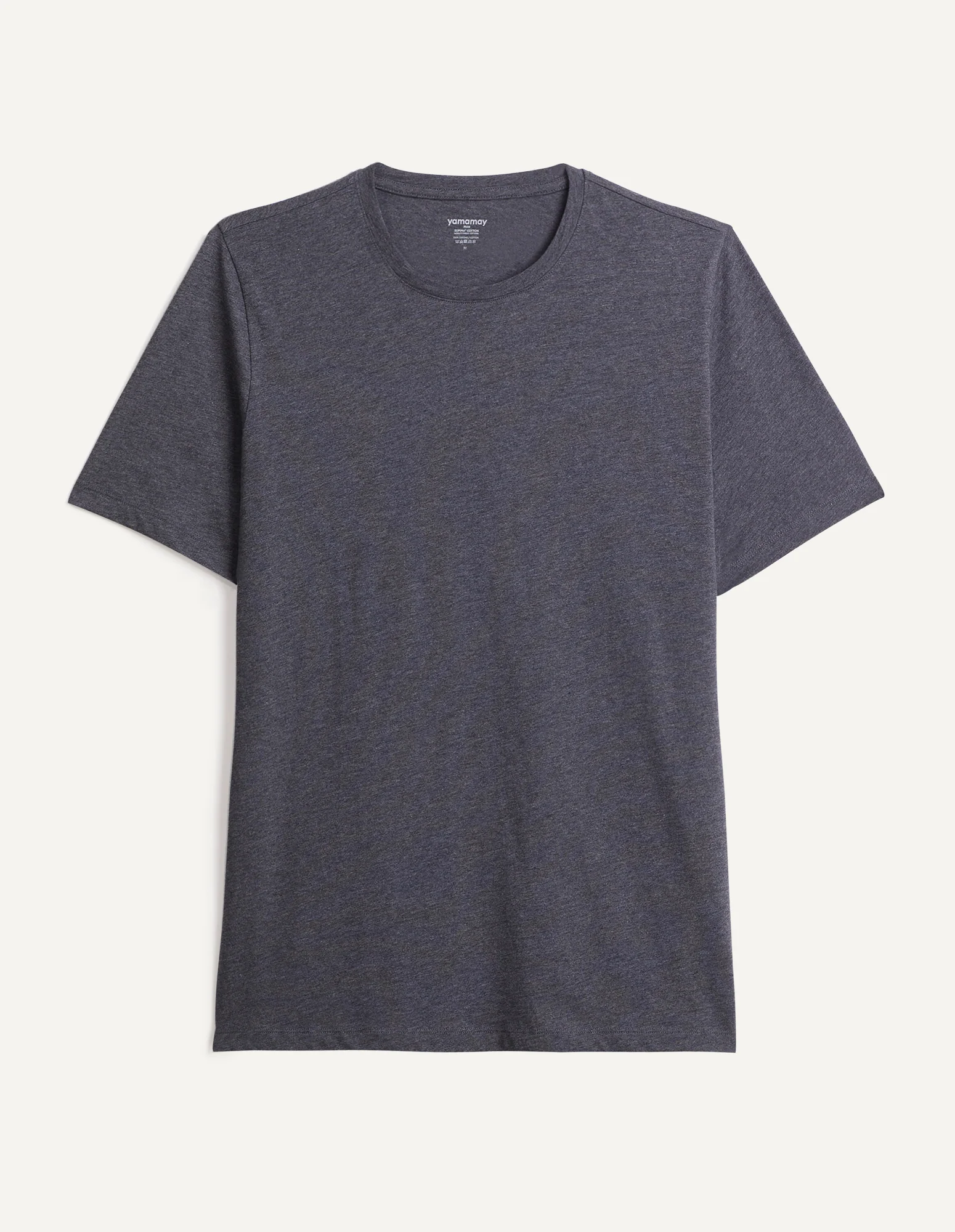 Maglia girocollo a maniche corte in cotone Supima Luxury - Image 8