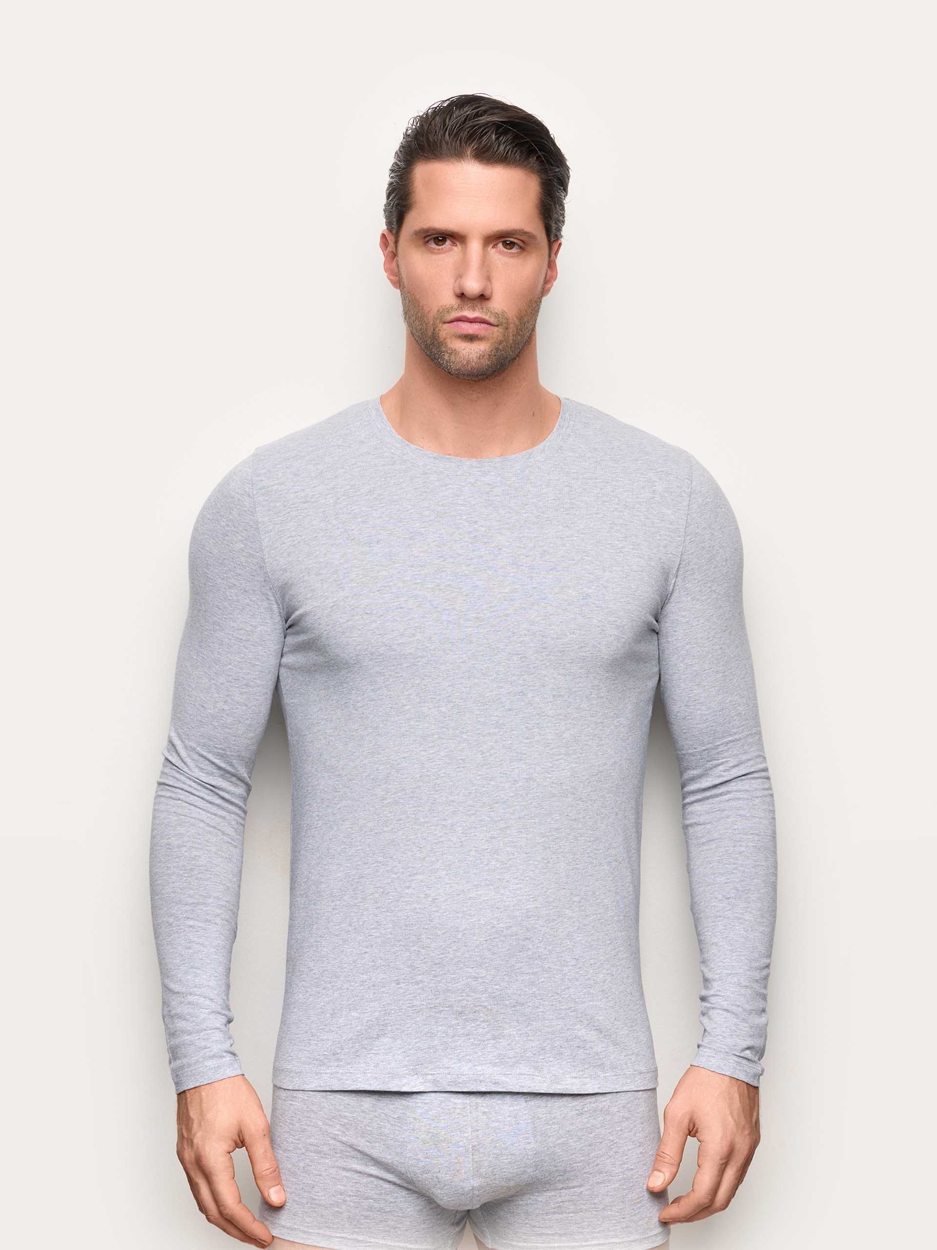 Maglia girocollo manica lunga jersey di cotone - New Simply - Image 12