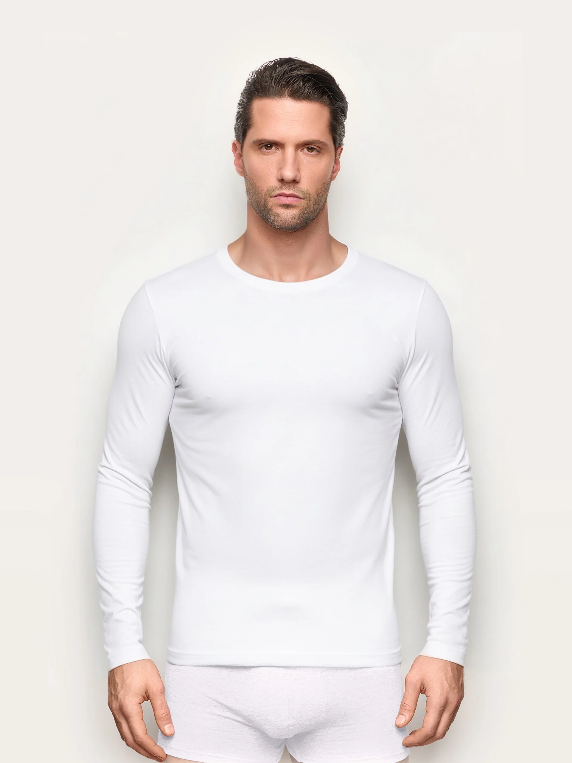 Maglia girocollo manica lunga jersey di cotone - New Simply - Image 2