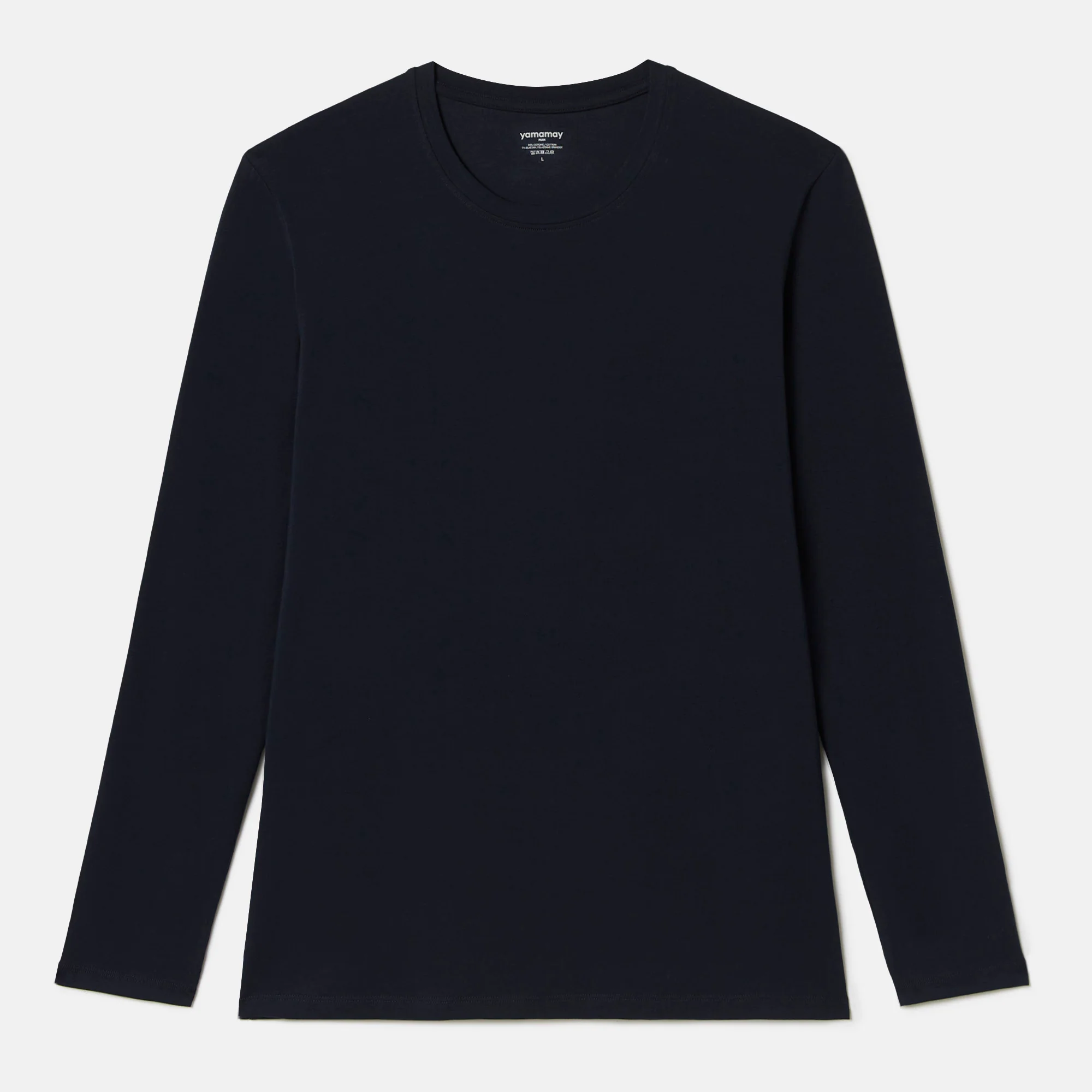 Maglia girocollo uomo a maniche lunghe in cotone New Simply - Image 8