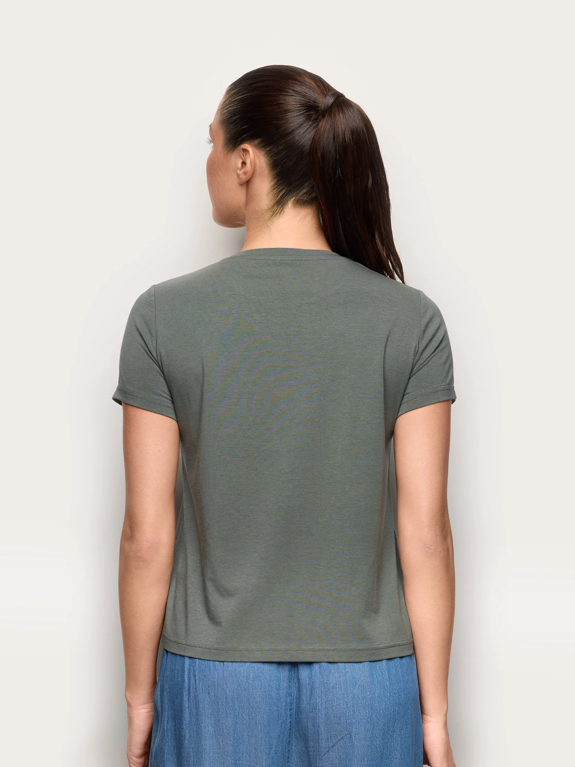 Maglia manica corta con TENCEL™ Modal, Cotone e Seta - Image 11