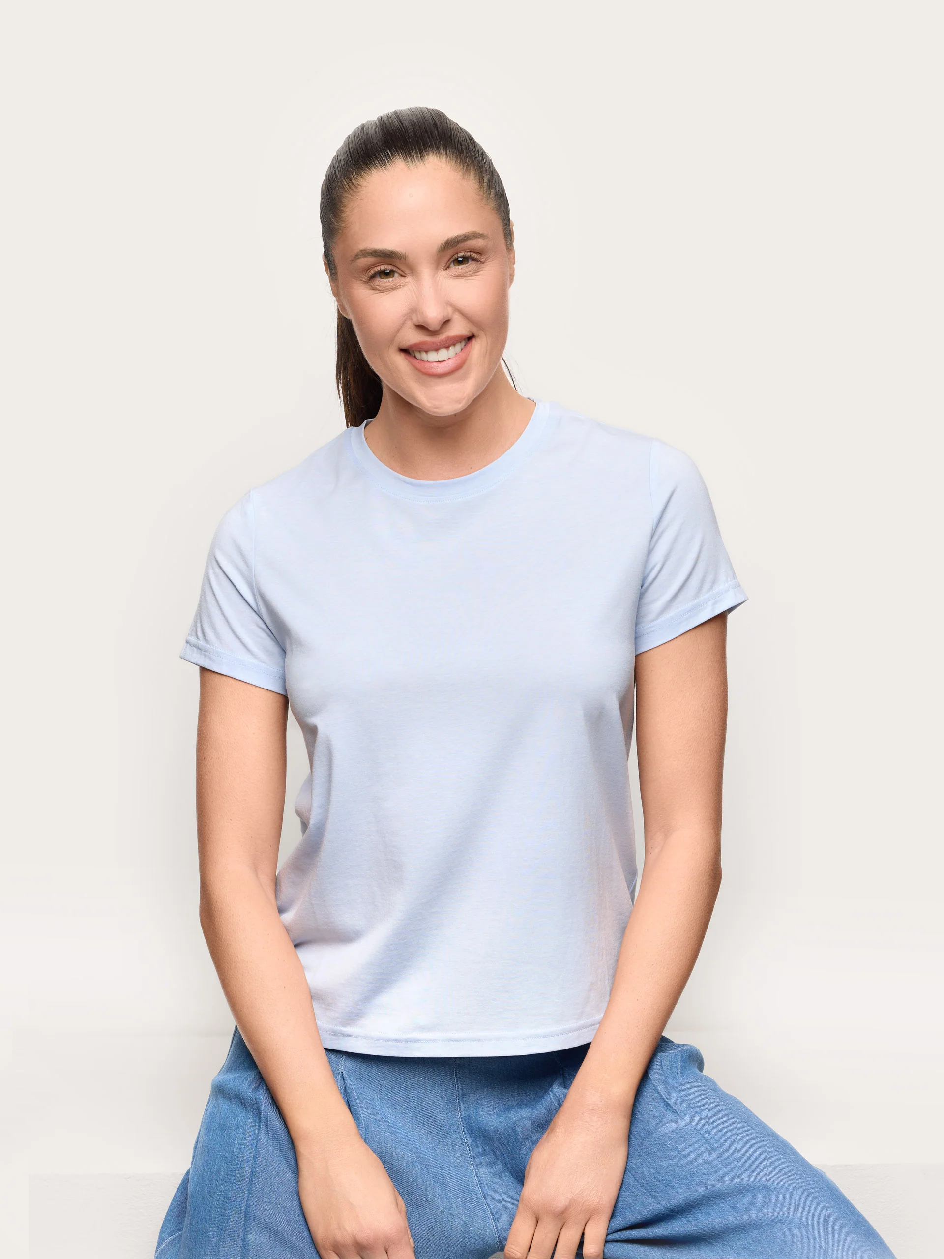 Maglia manica corta con TENCEL™ Modal, Cotone e Seta - Image 13