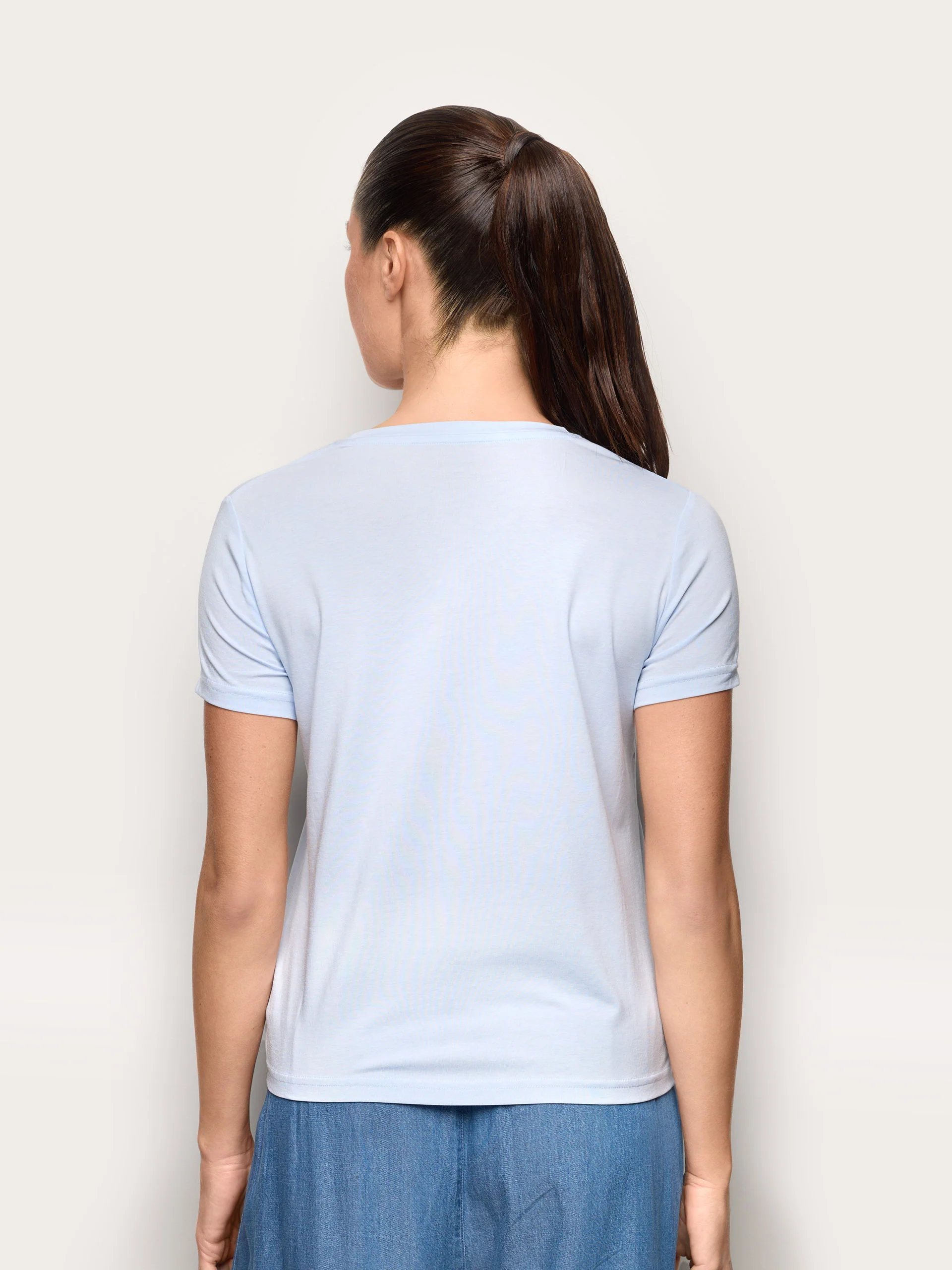 Maglia manica corta con TENCEL™ Modal, Cotone e Seta - Image 15