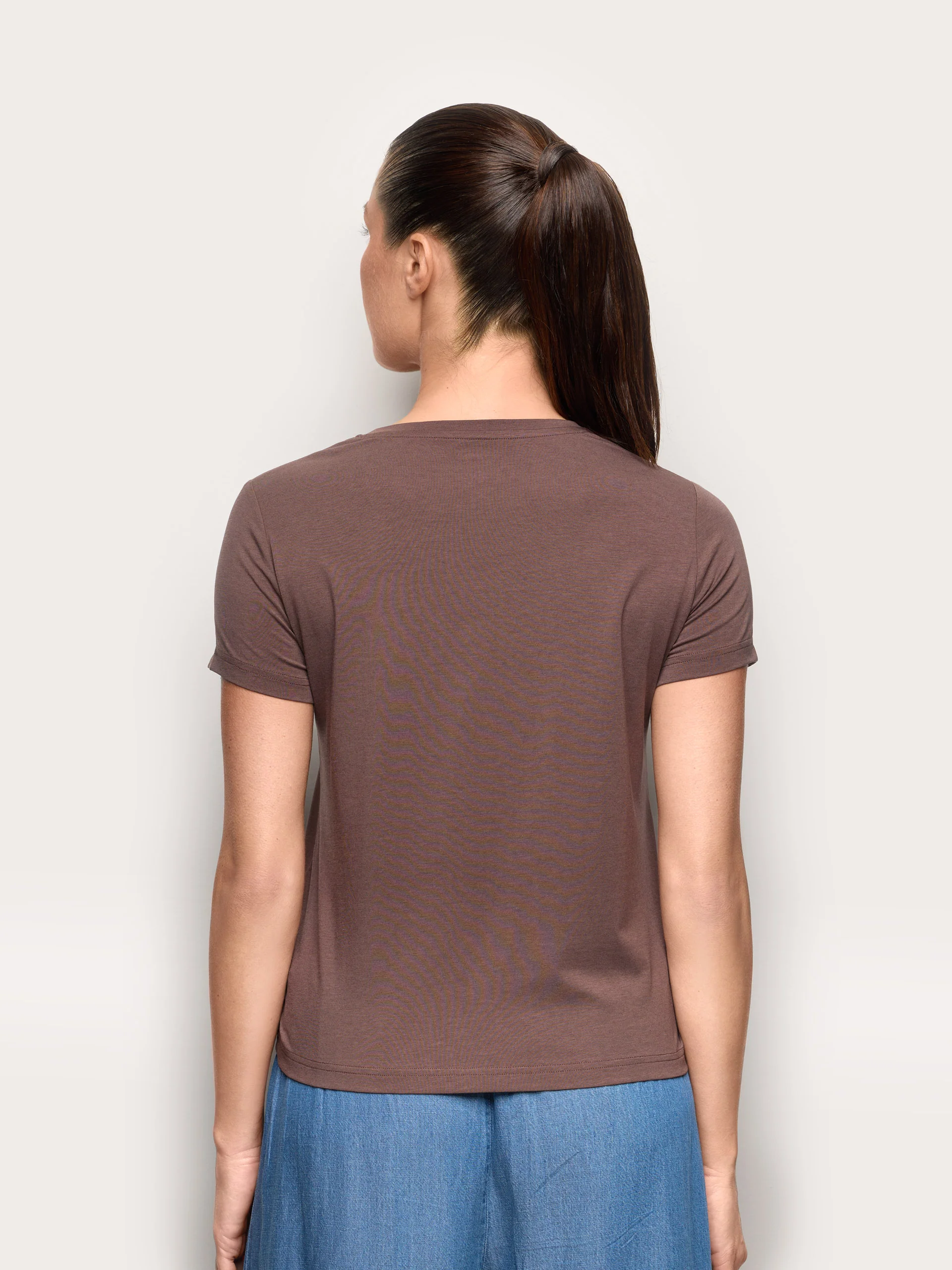 Maglia manica corta con TENCEL™ Modal, Cotone e Seta - Image 19