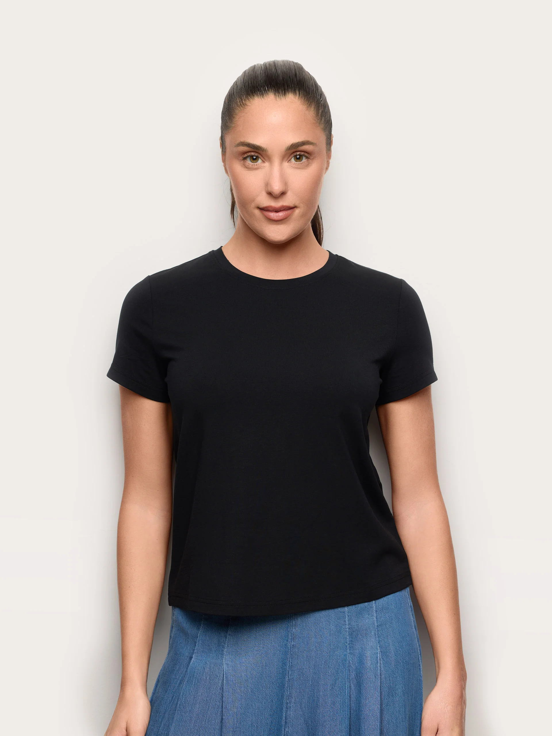 Maglia manica corta con TENCEL™ Modal, Cotone e Seta - Image 5