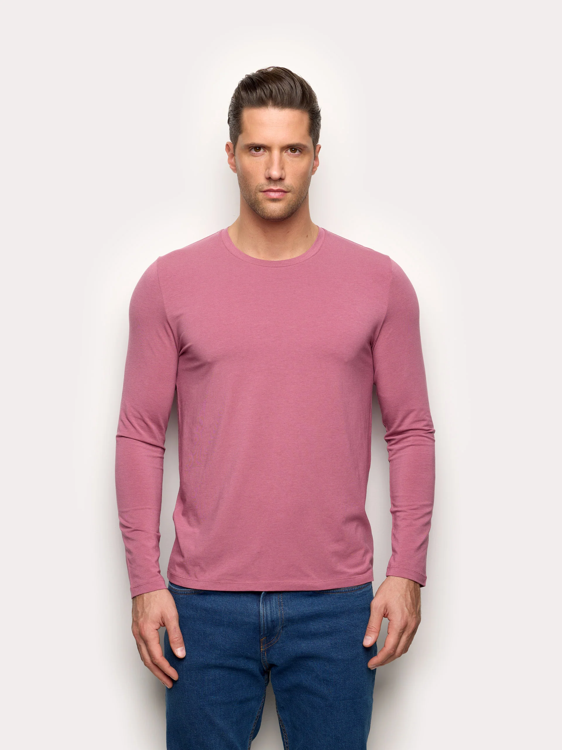 Maglia manica lunga con TENCEL™ Modal, Cotone e Seta - Image 12