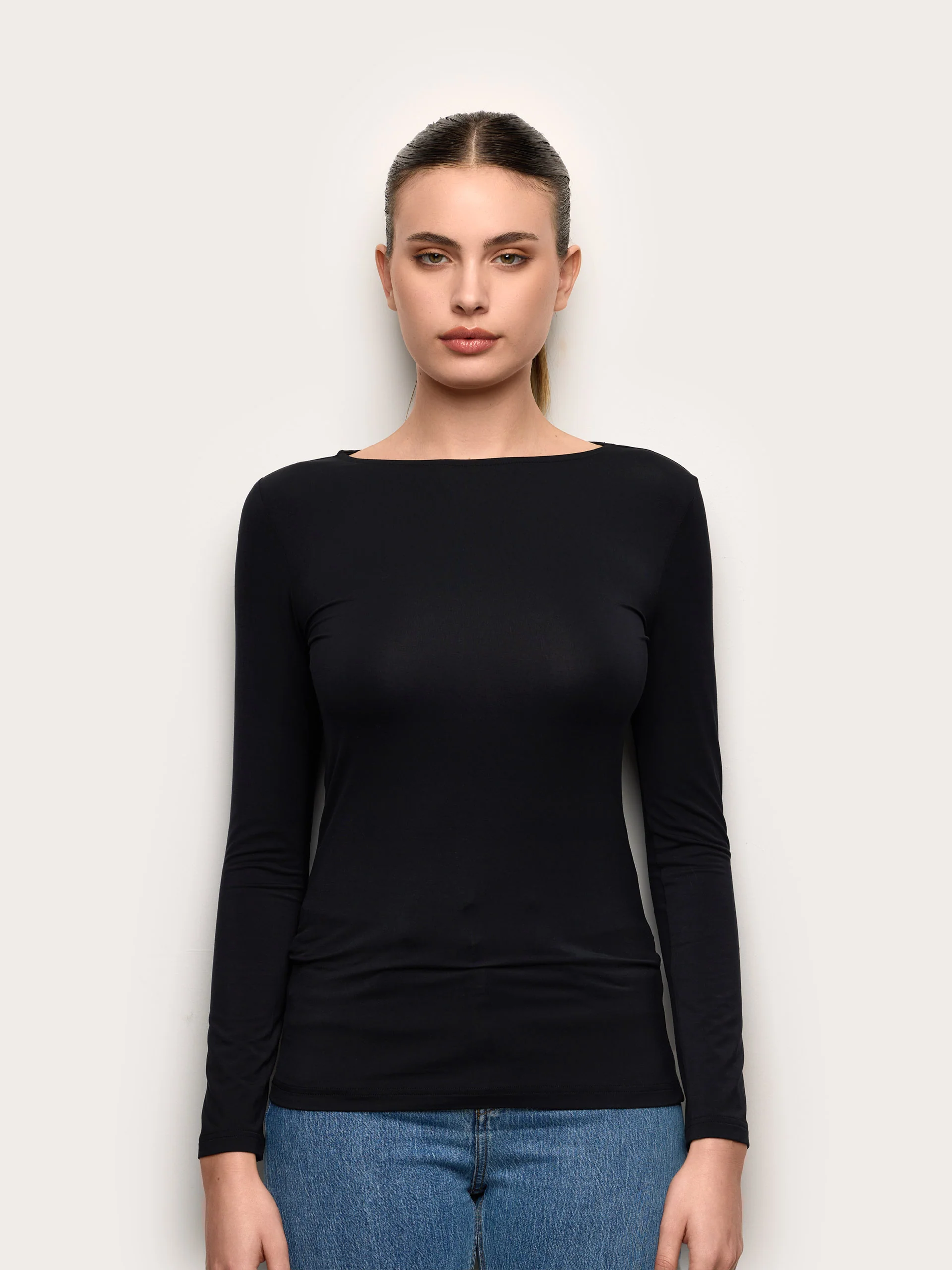 Maglia manica lunga con TENCEL™ Modal e Seta - Image 4