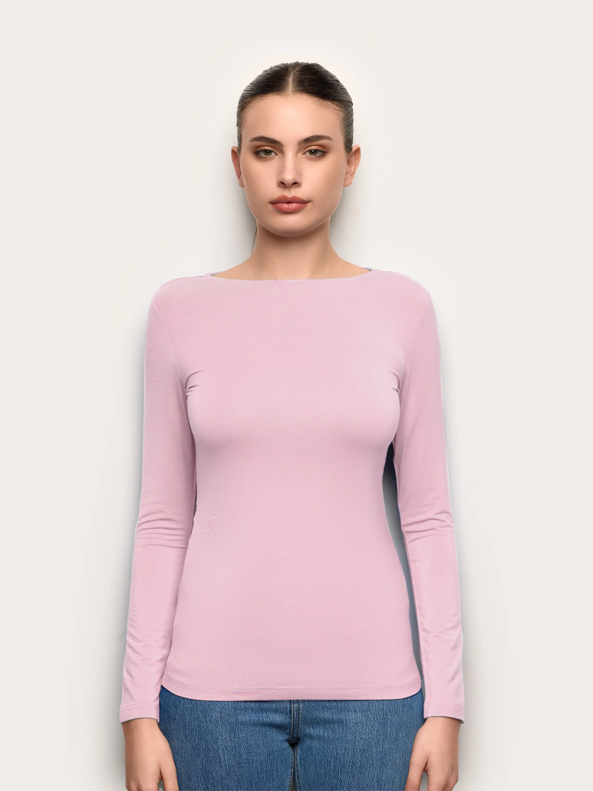 Maglia manica lunga con TENCEL™ Modal e Seta - Image 8